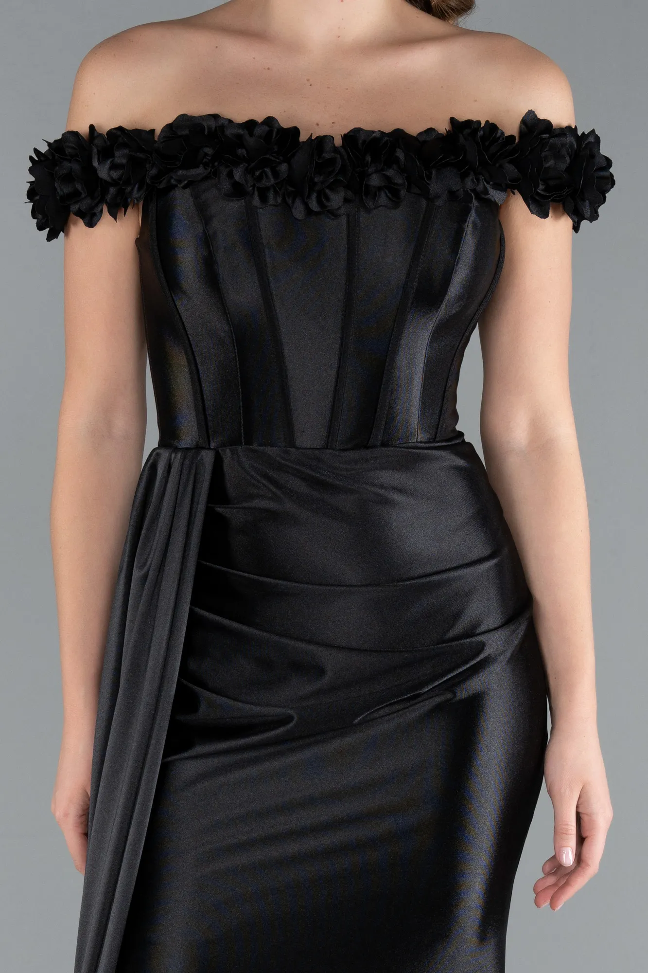 Black-Long Evening Dress ABU4903