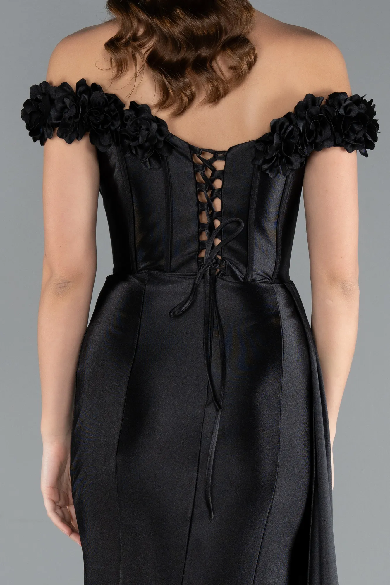 Black-Long Evening Dress ABU4903