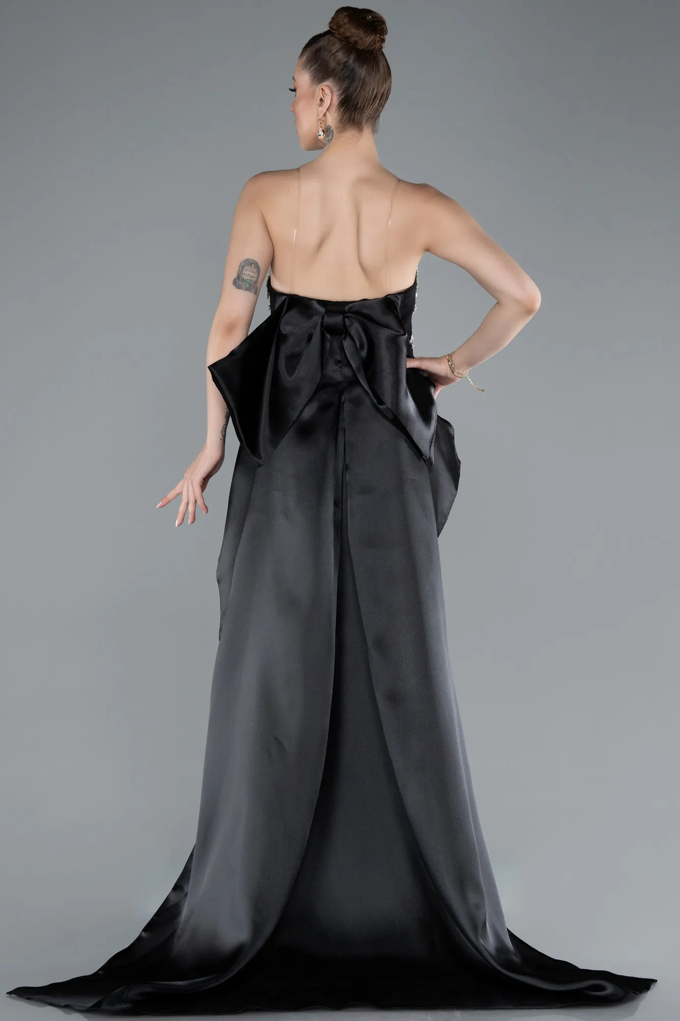 Black-Long Evening Dress ABU4921