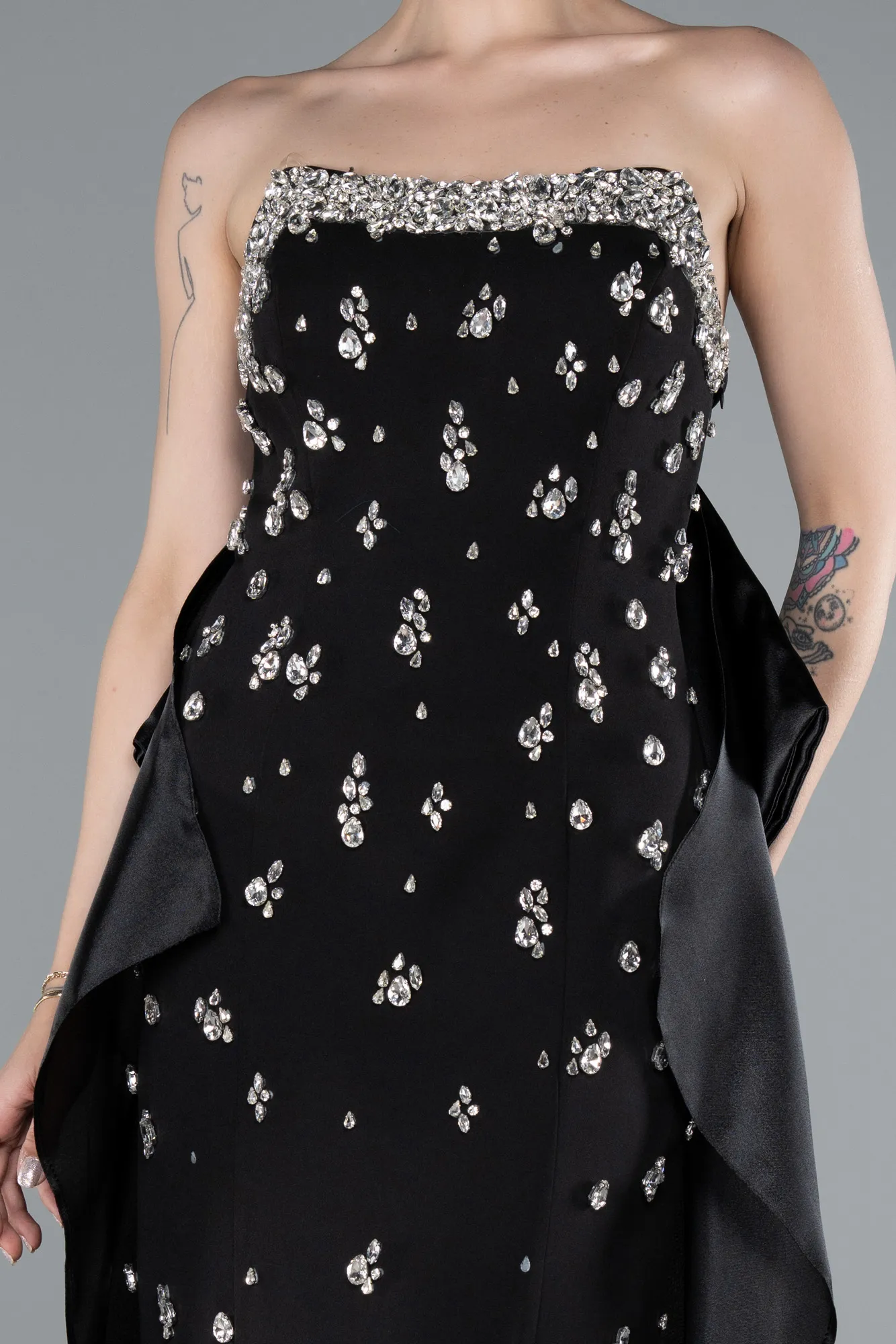 Black-Long Evening Dress ABU4921