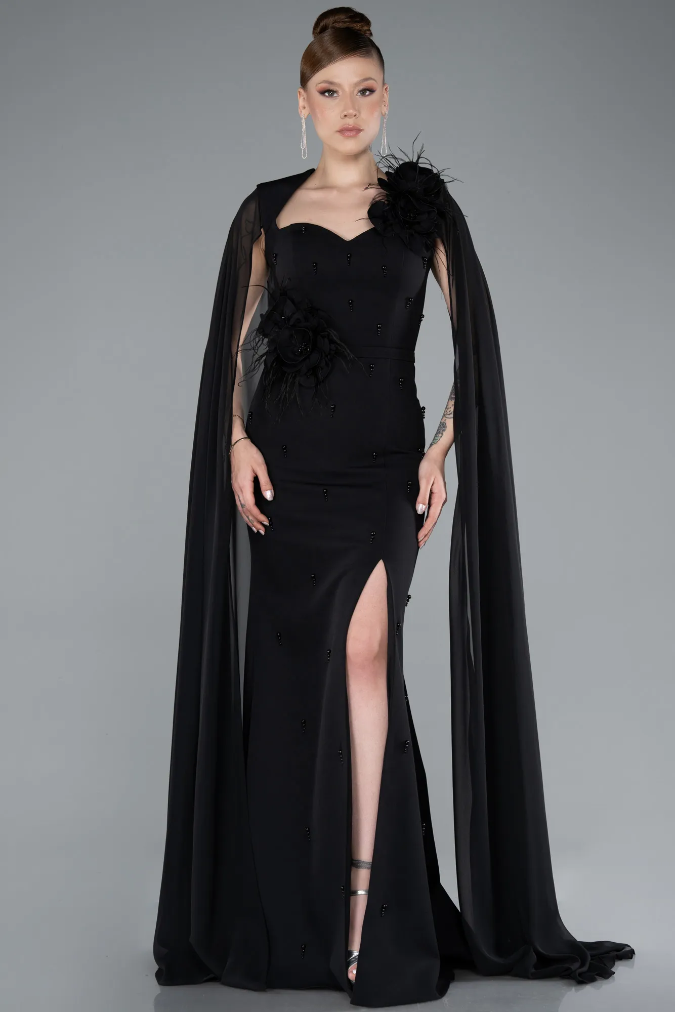 Black-Long Evening Dress ABU4927