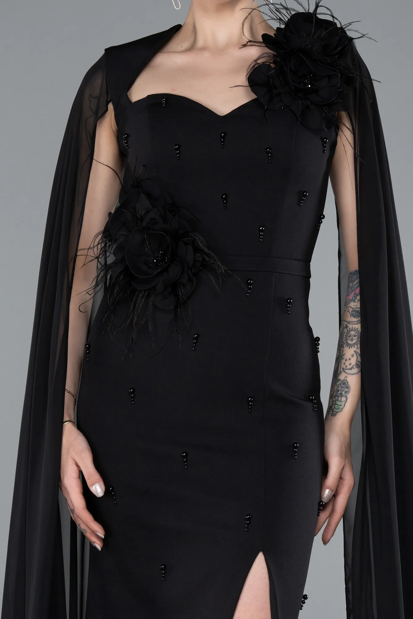 Black-Long Evening Dress ABU4927