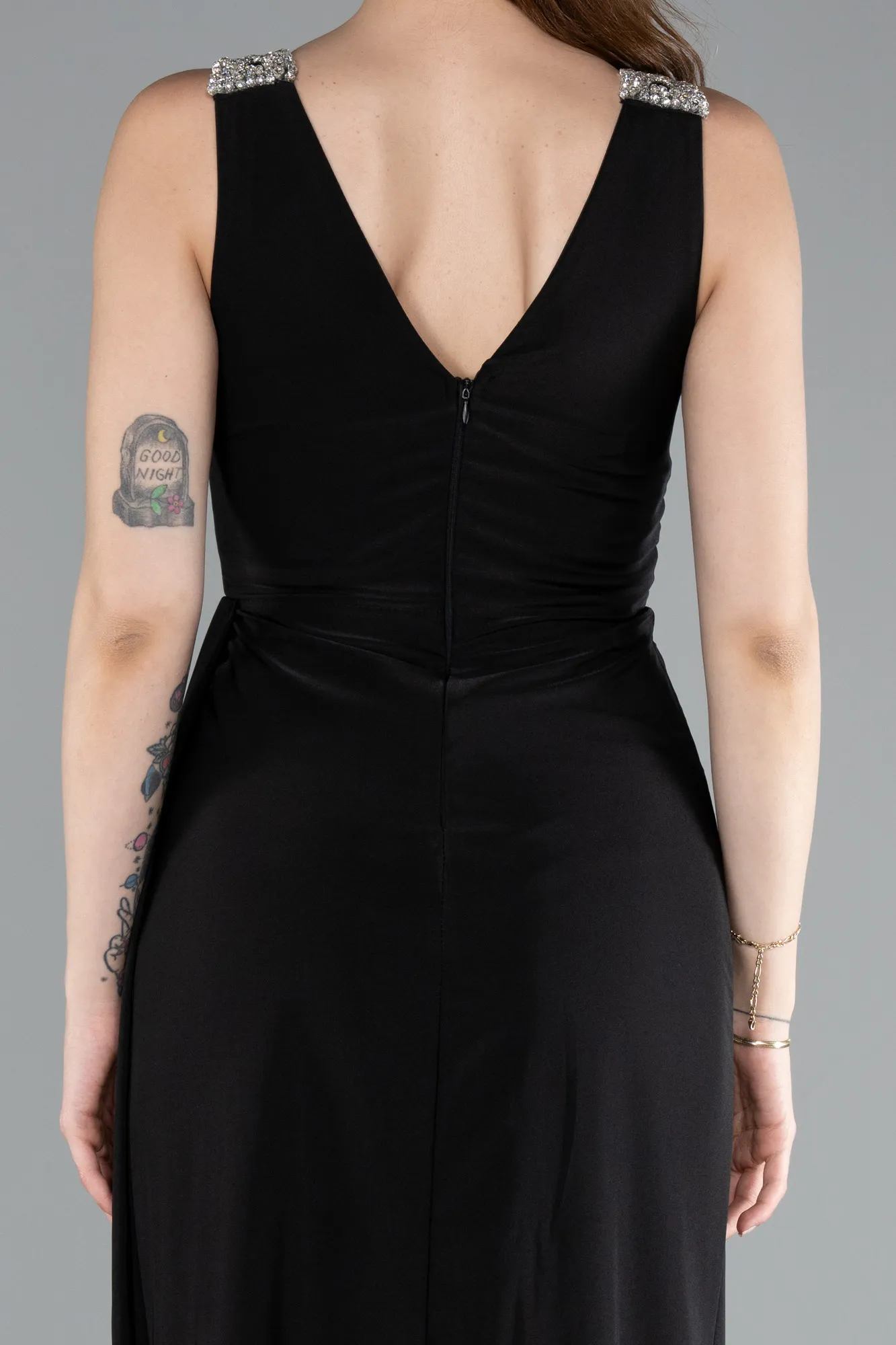 Black-Long Evening Dress ABU4967