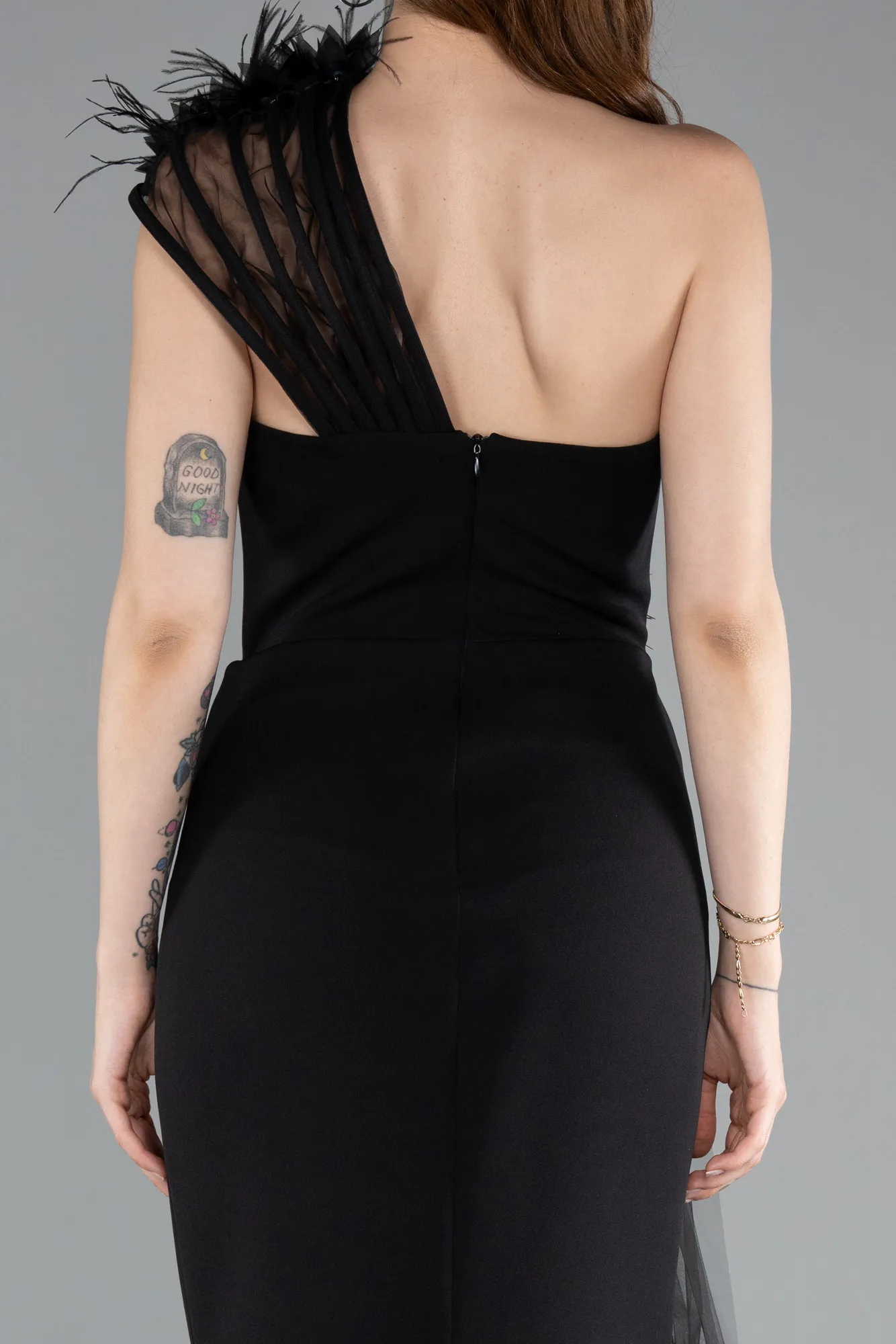 Black-Long Evening Dress ABU4969