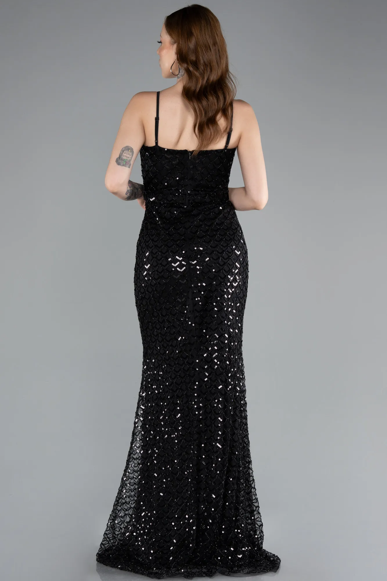 Black-Long Evening Dress ABU4980