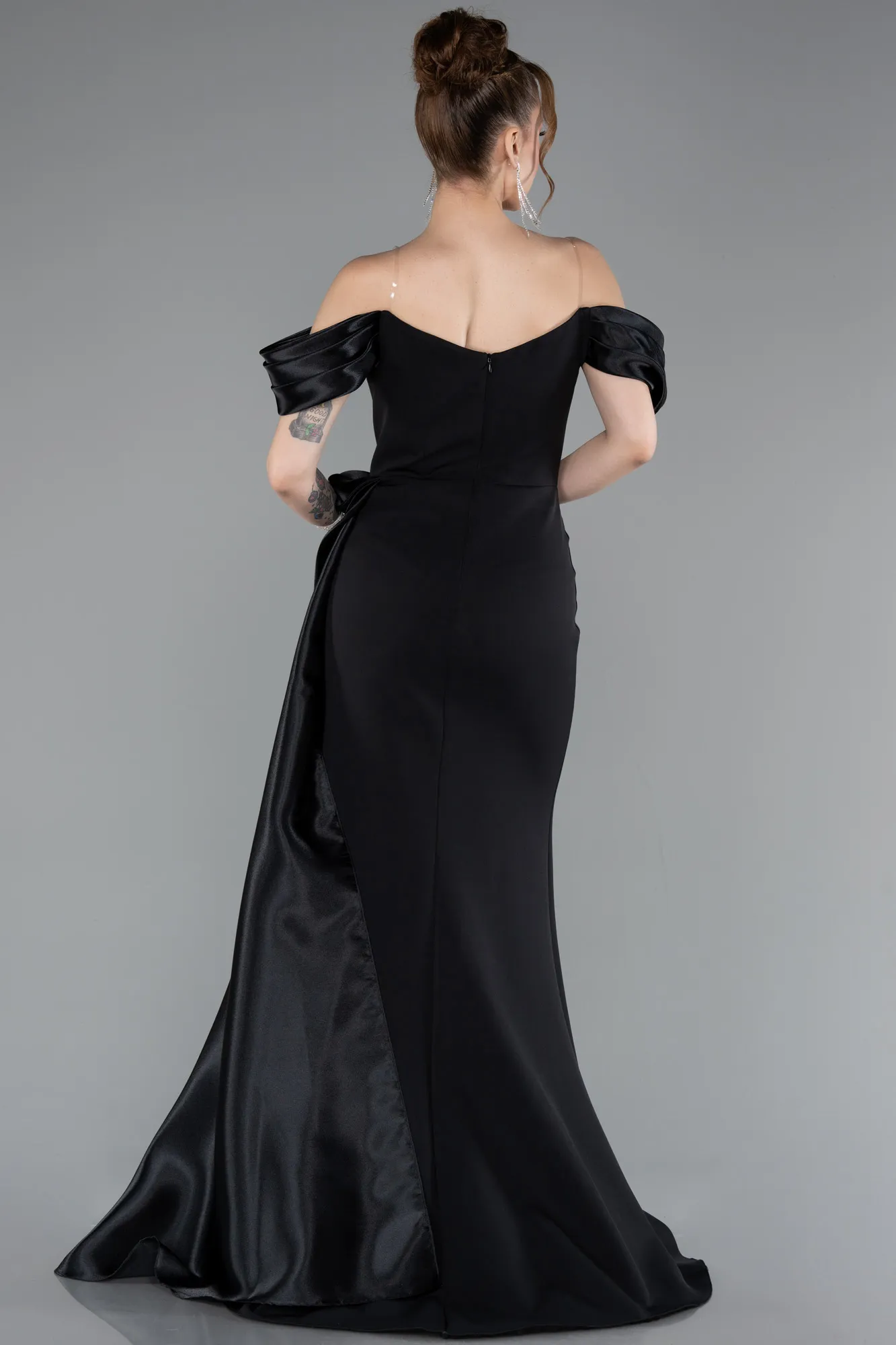 Black-Long Evening Dress ABU4981