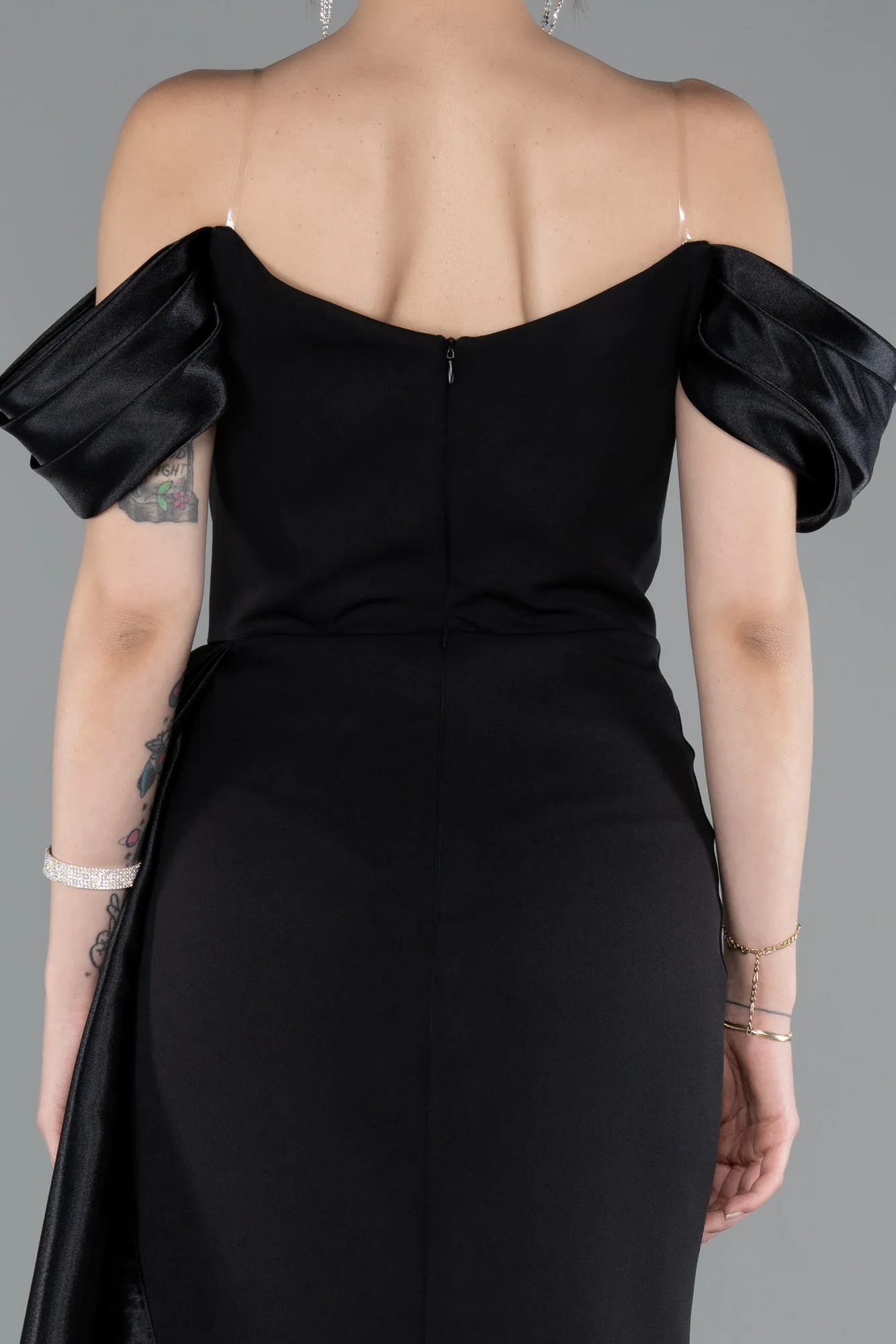 Black-Long Evening Dress ABU4981