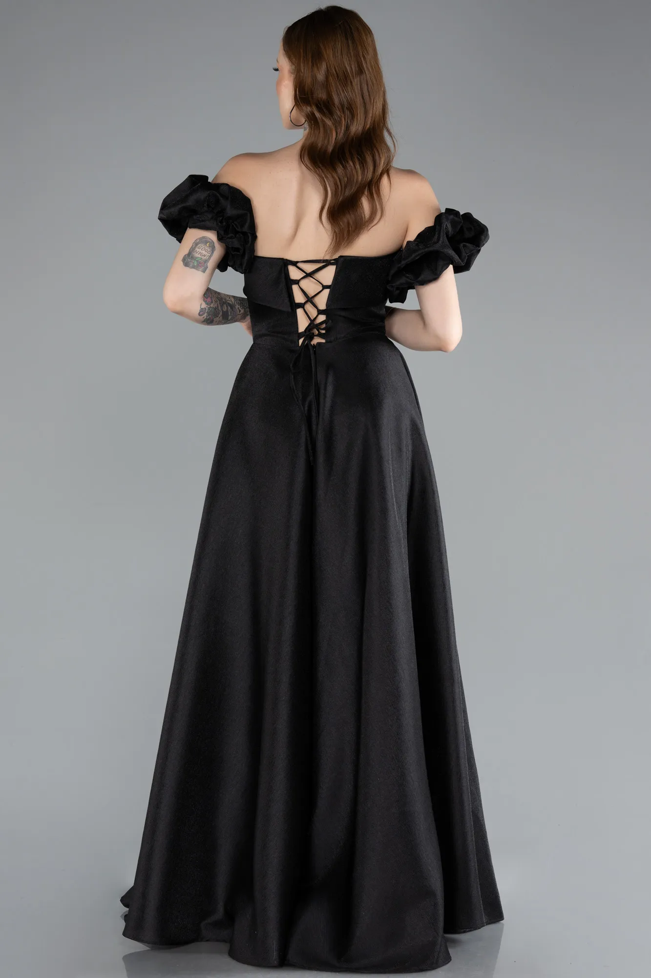 Black-Long Evening Dress ABU4983