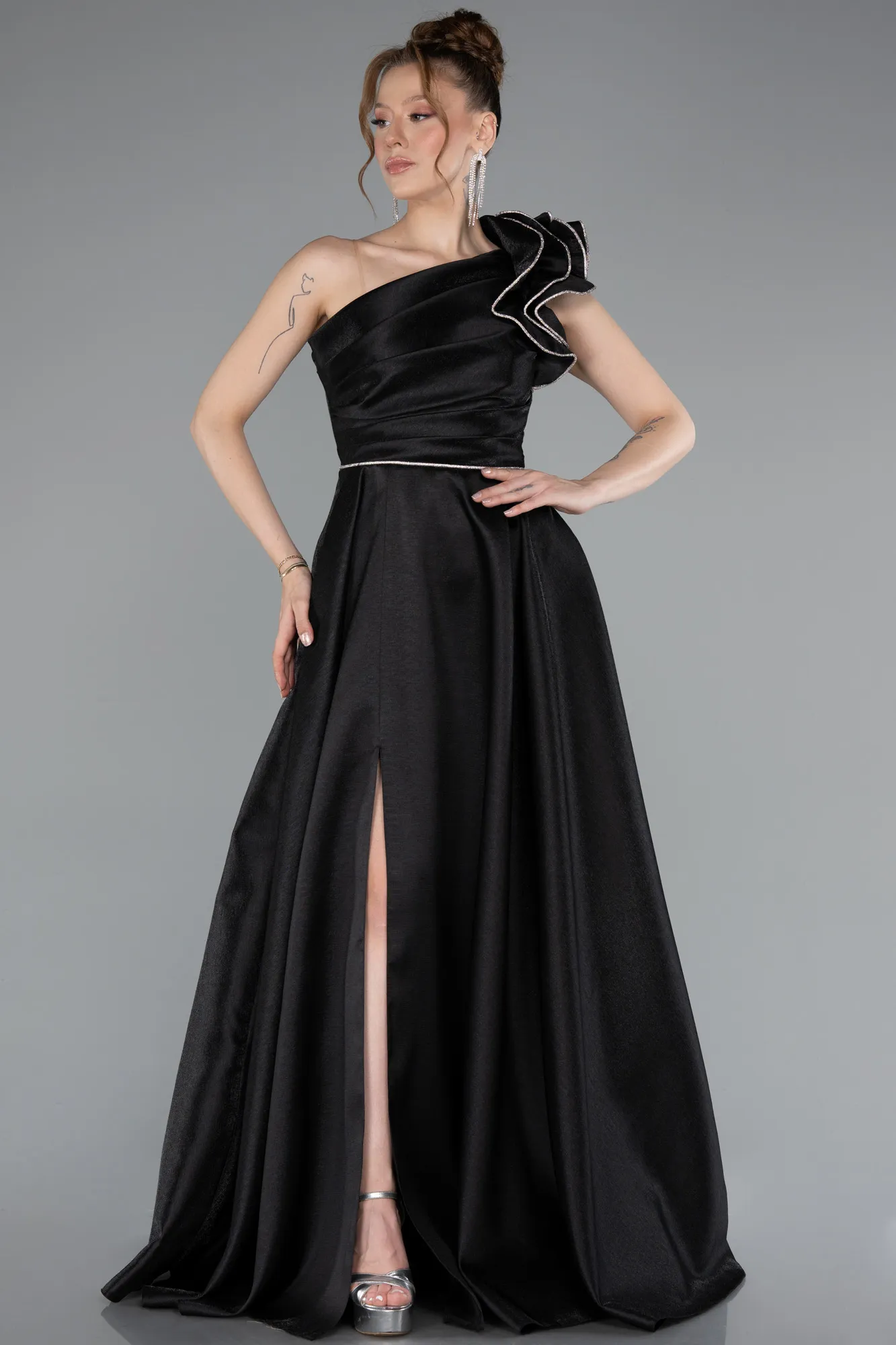Black-Long Evening Dress ABU4989