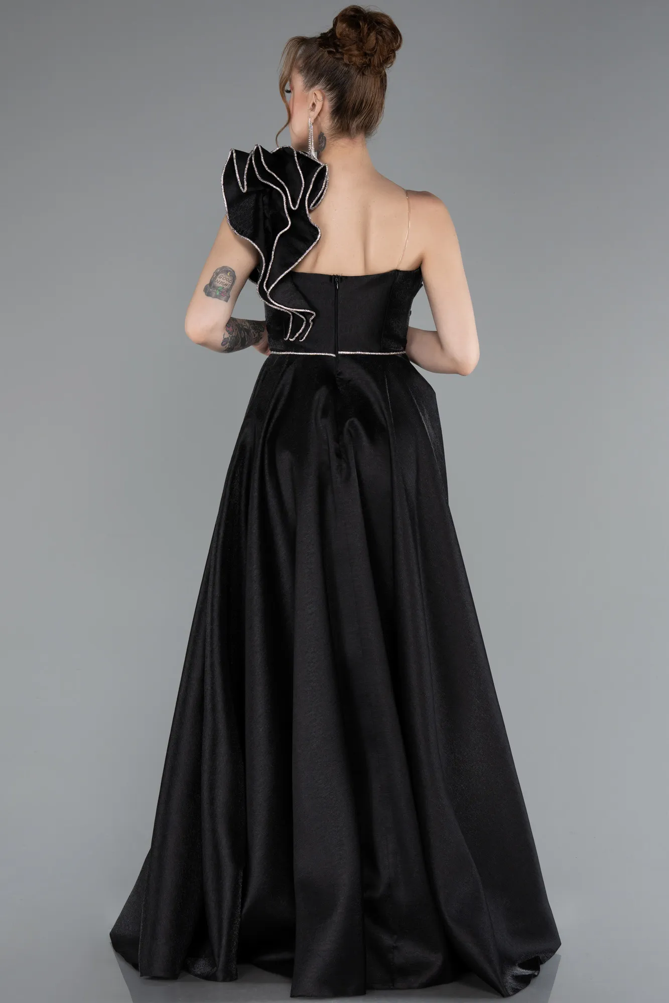 Black-Long Evening Dress ABU4989