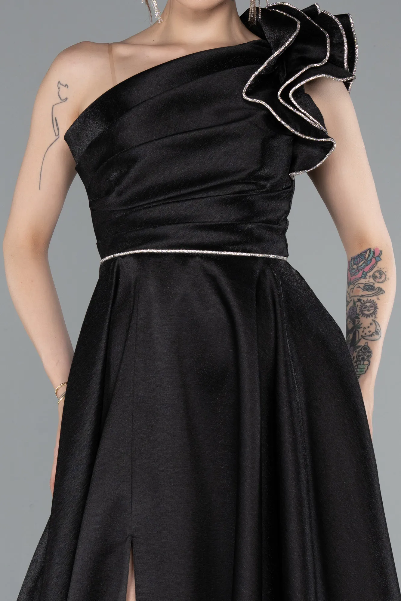 Black-Long Evening Dress ABU4989