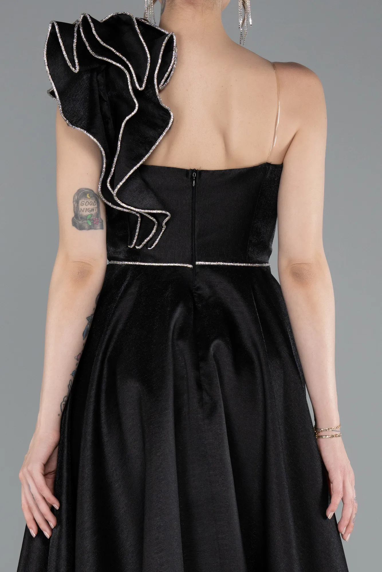 Black-Long Evening Dress ABU4989