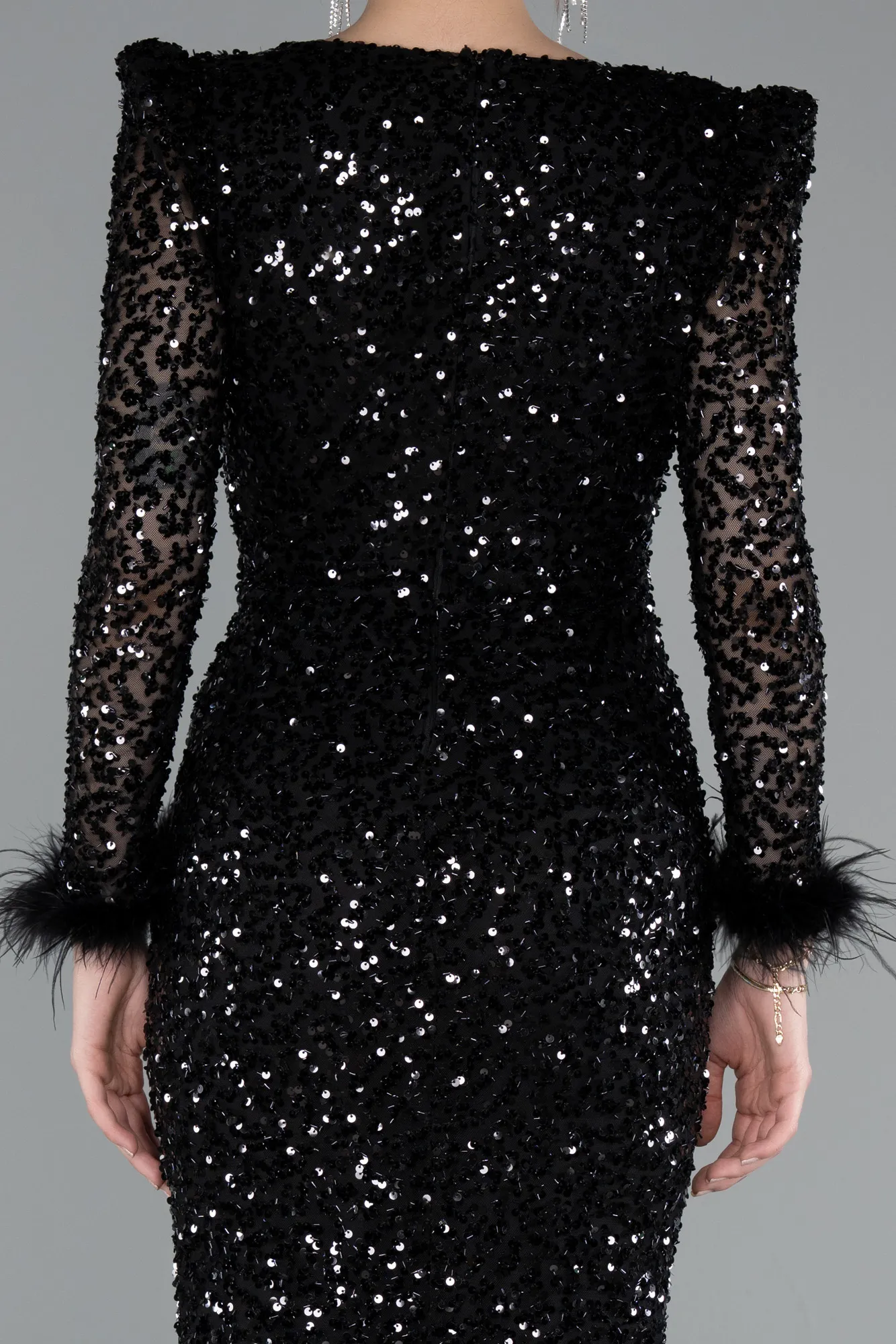 Black-Long Evening Dress ABU4999