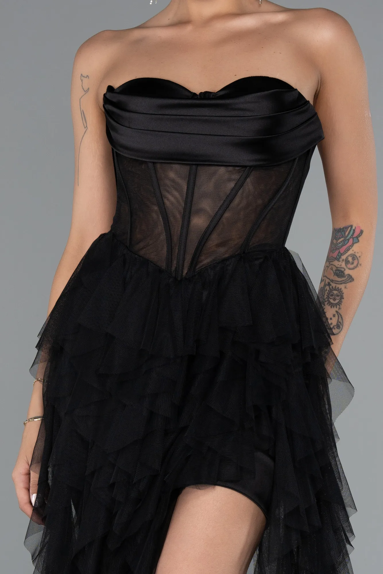 Black-Long Evening Dress ABU5071