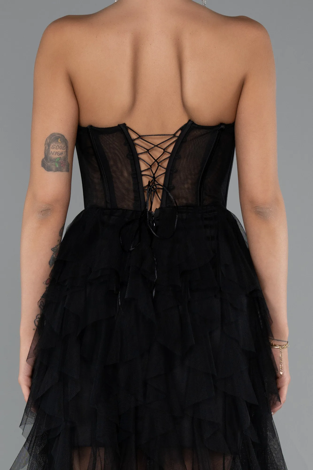 Black-Long Evening Dress ABU5071