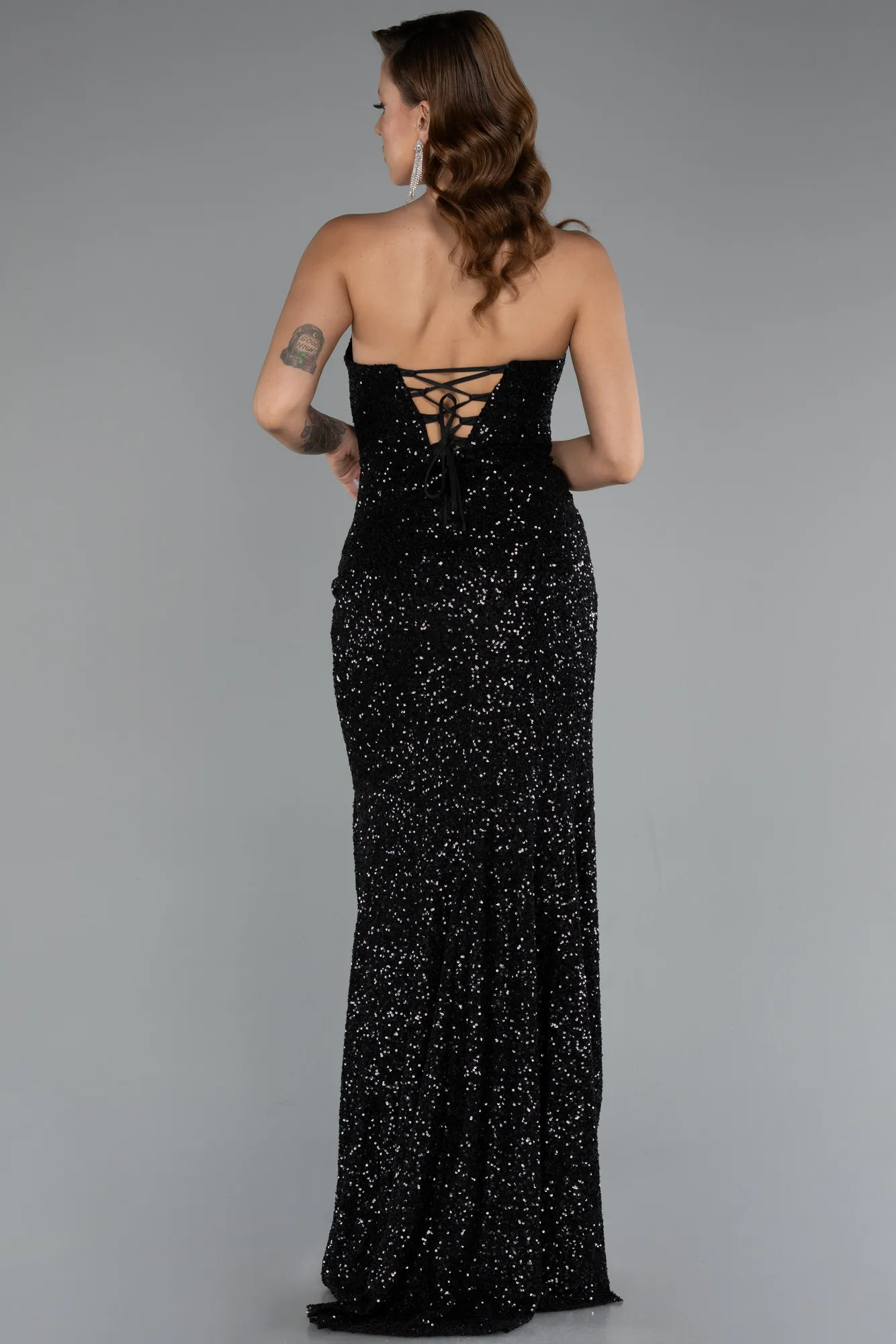 Black-Long Evening Dress ABU5166