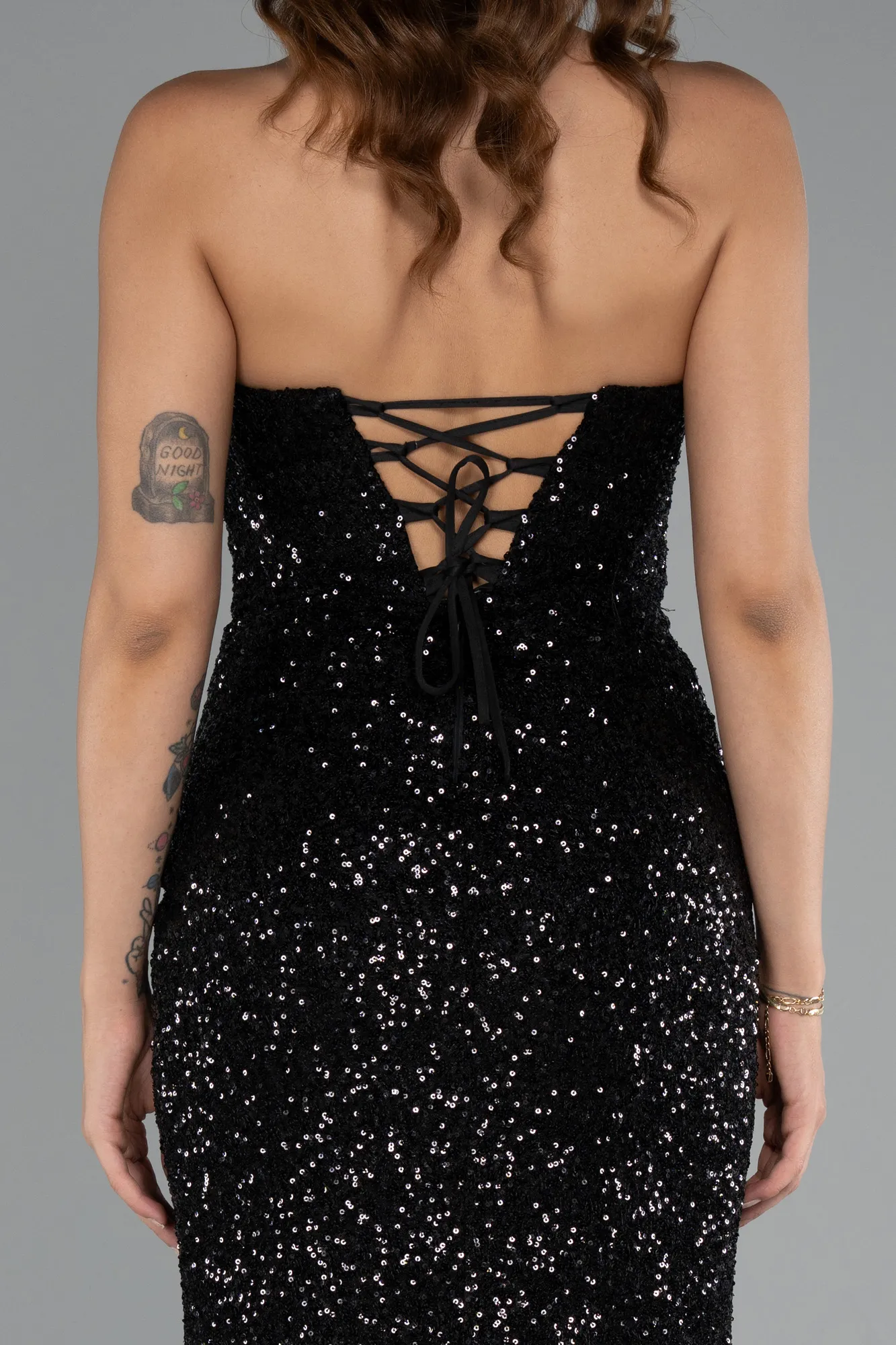 Black-Long Evening Dress ABU5166