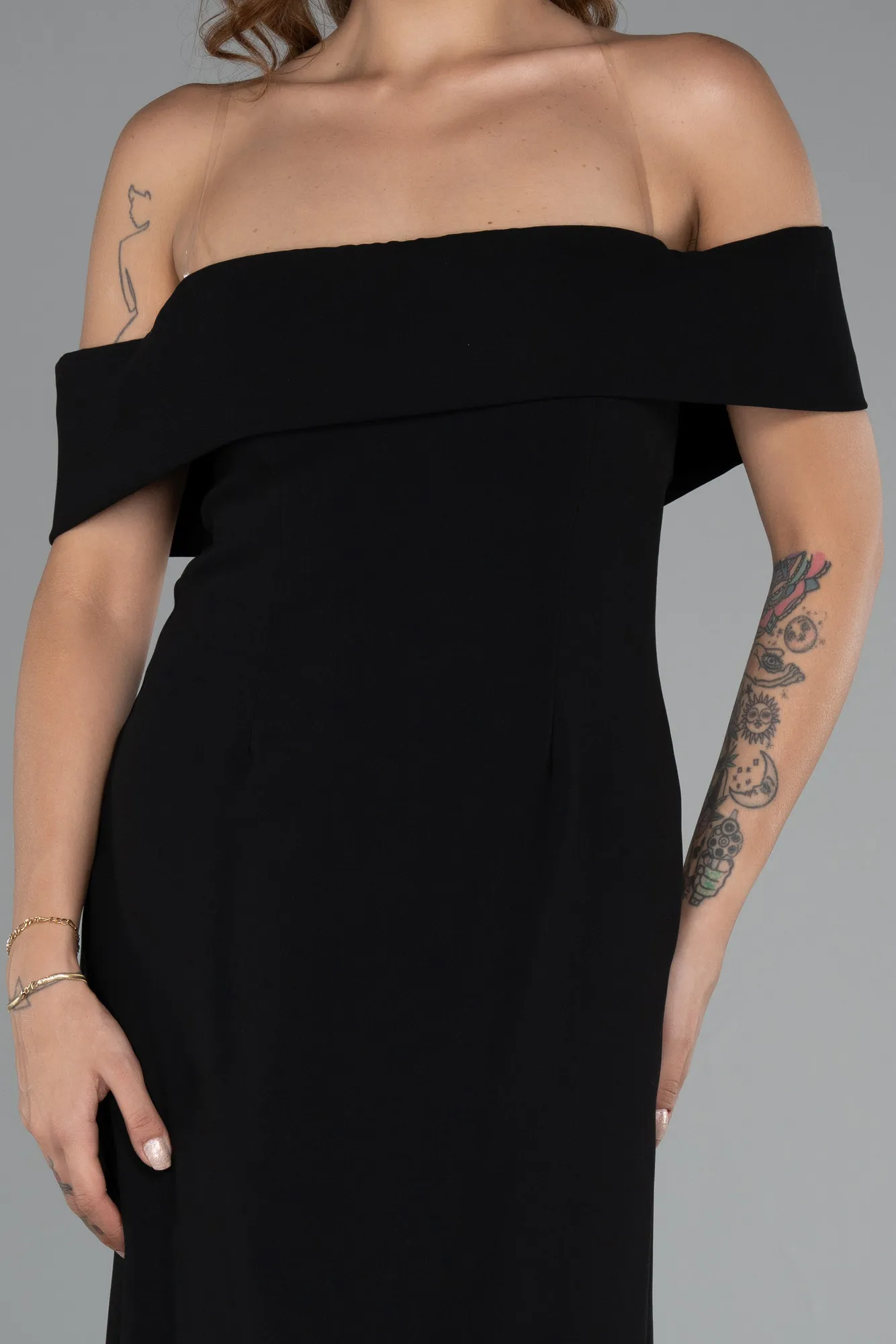 Black-Long Evening Dress ABU5173