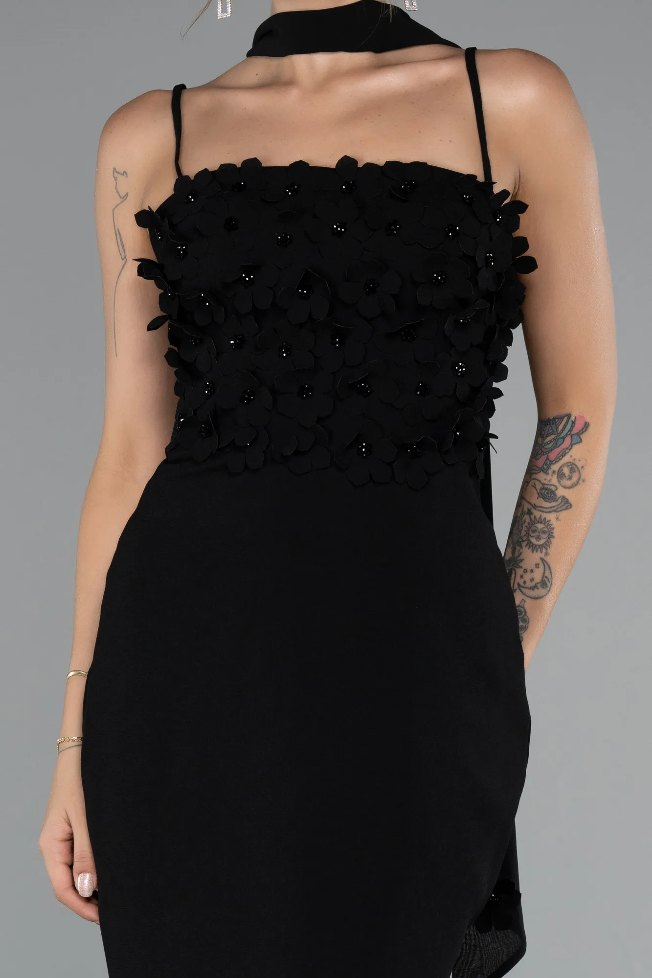 Black-Long Evening Dress ABU5181