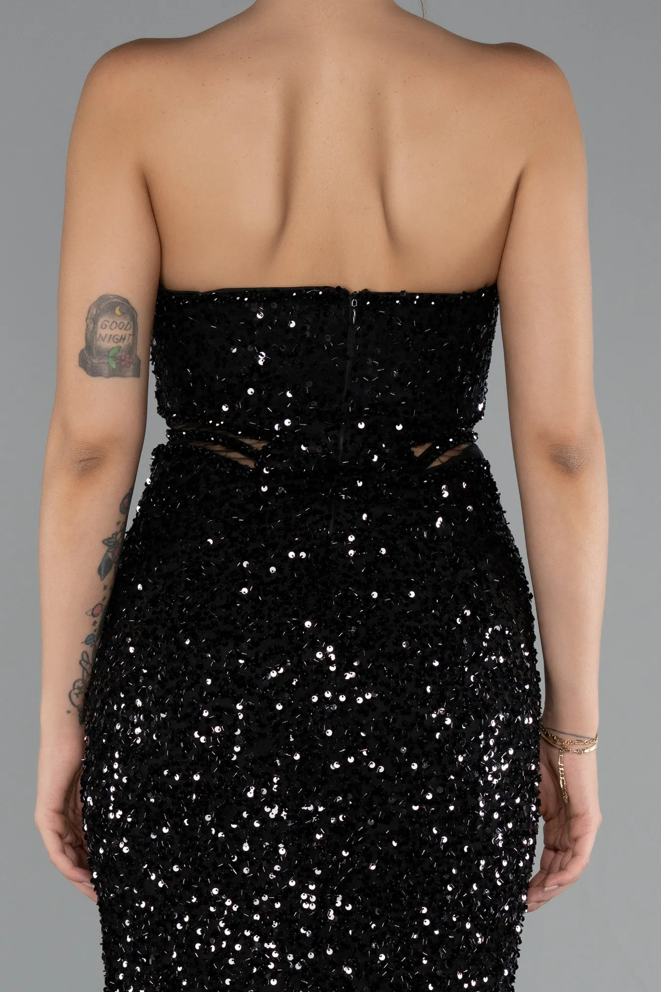 Black-Long Evening Dress ABU5185