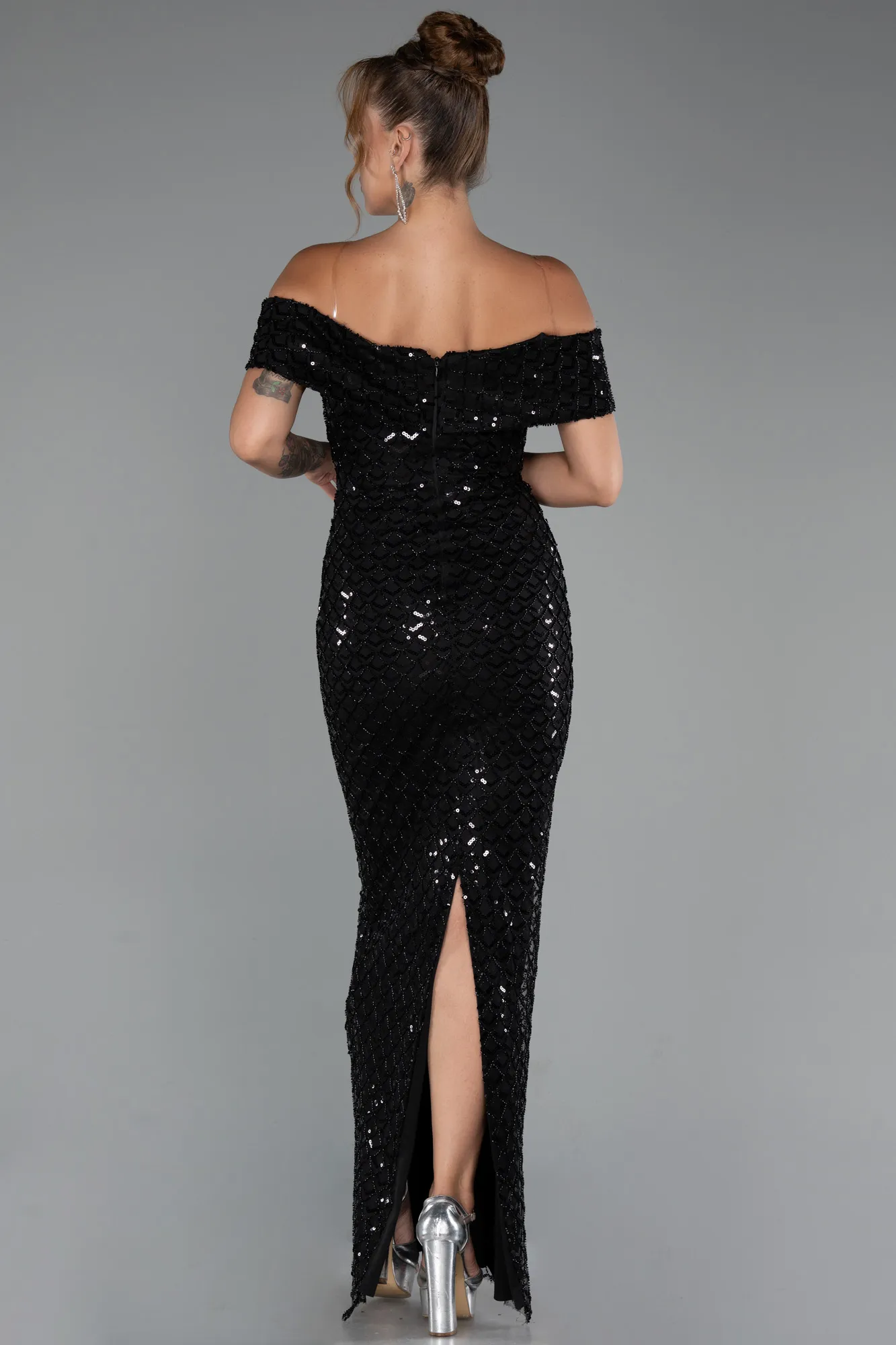 Black-Long Evening Dress ABU5186