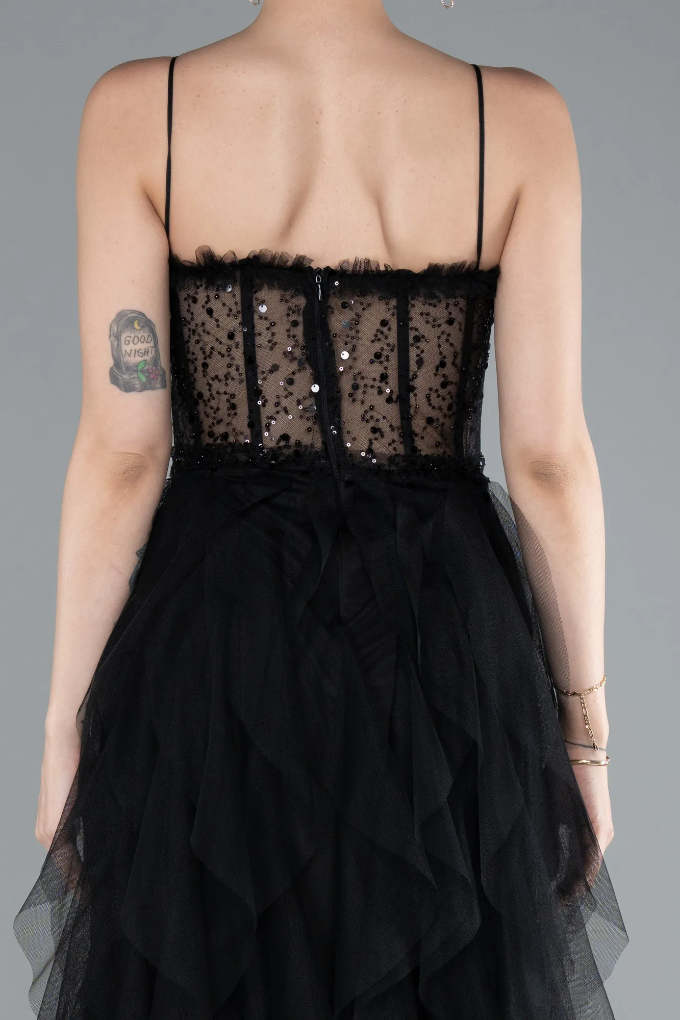 Black-Long Evening Dress ABU5204