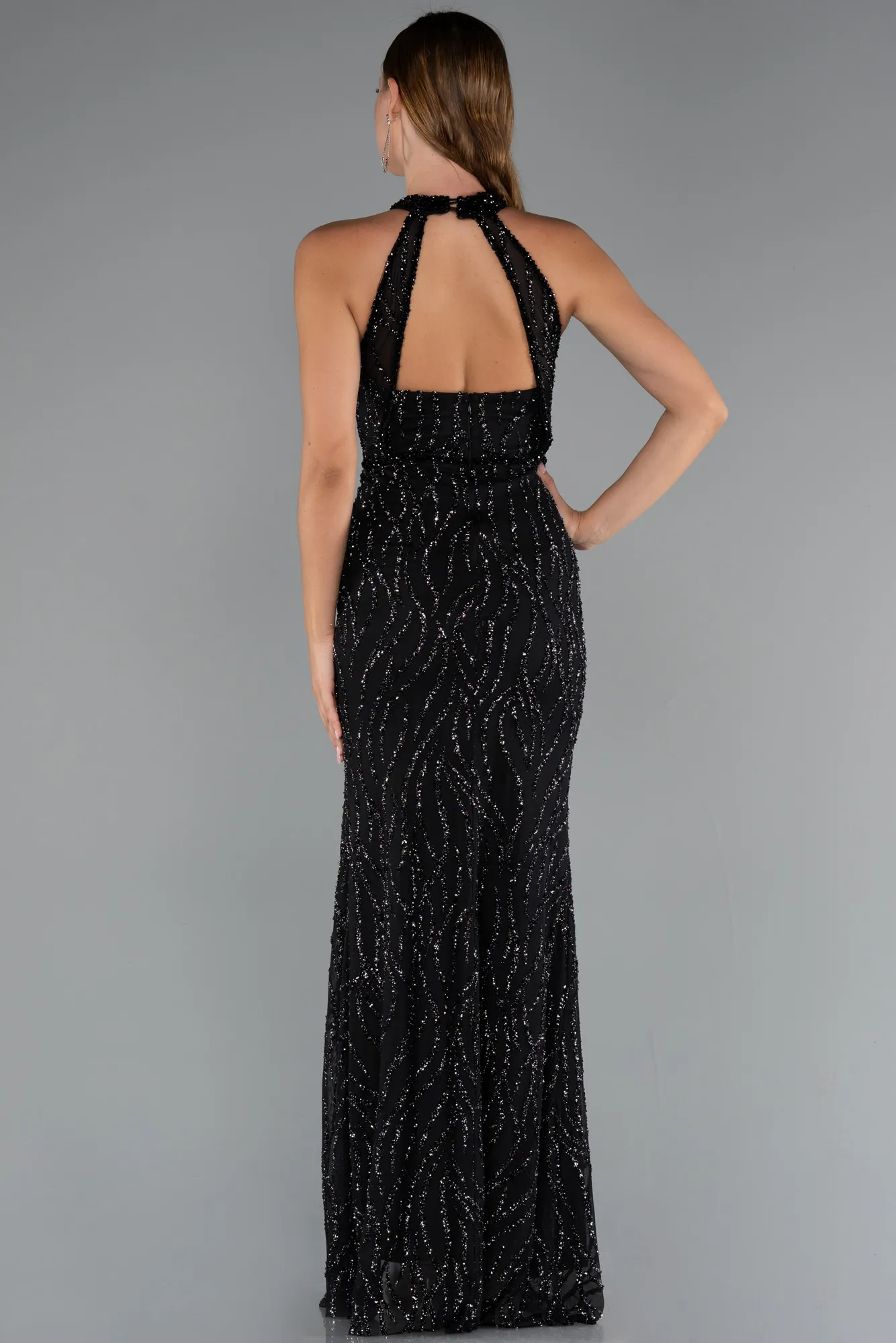 Black-Long Evening Dress ABU5213