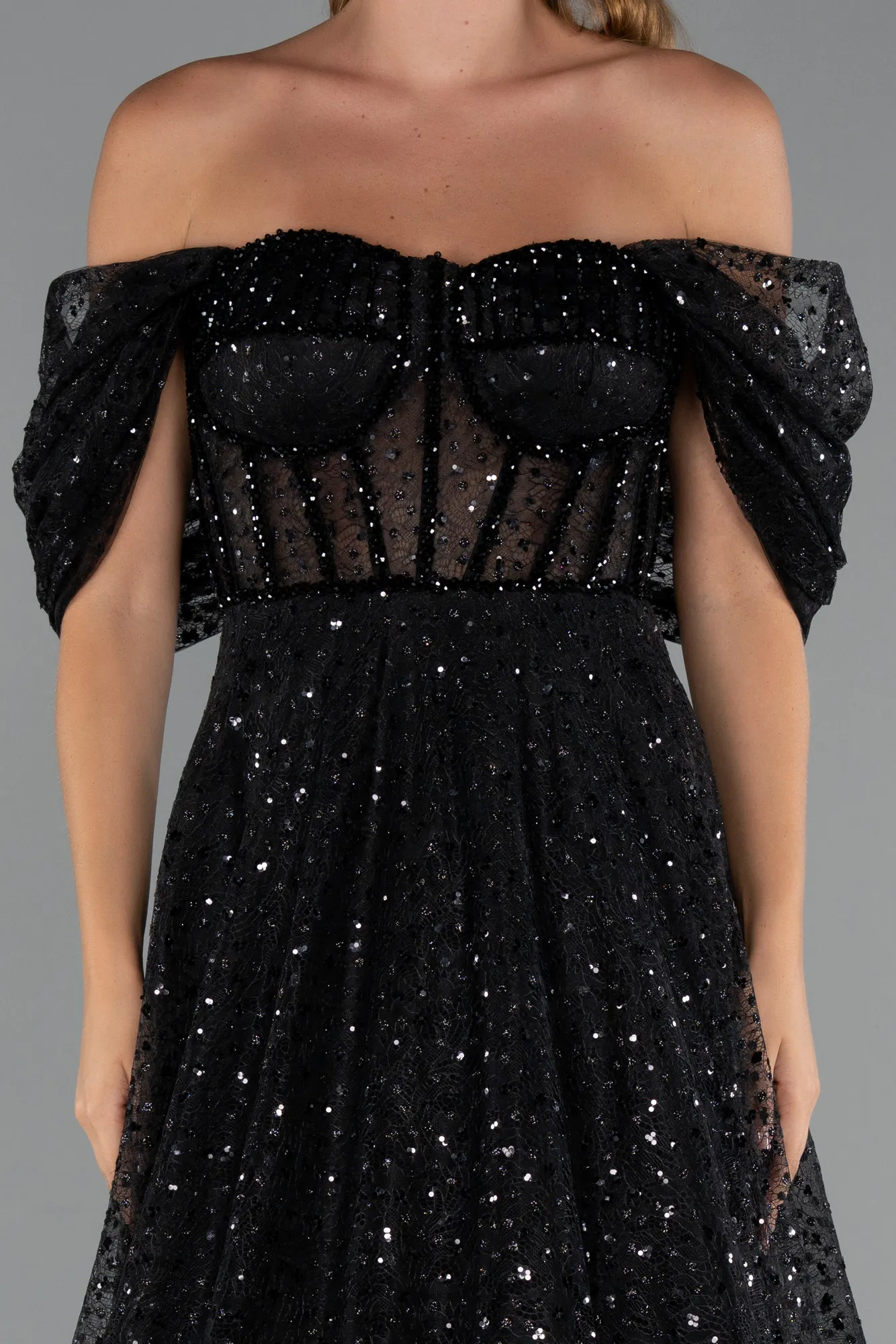 Black-Long Evening Dress ABU5226