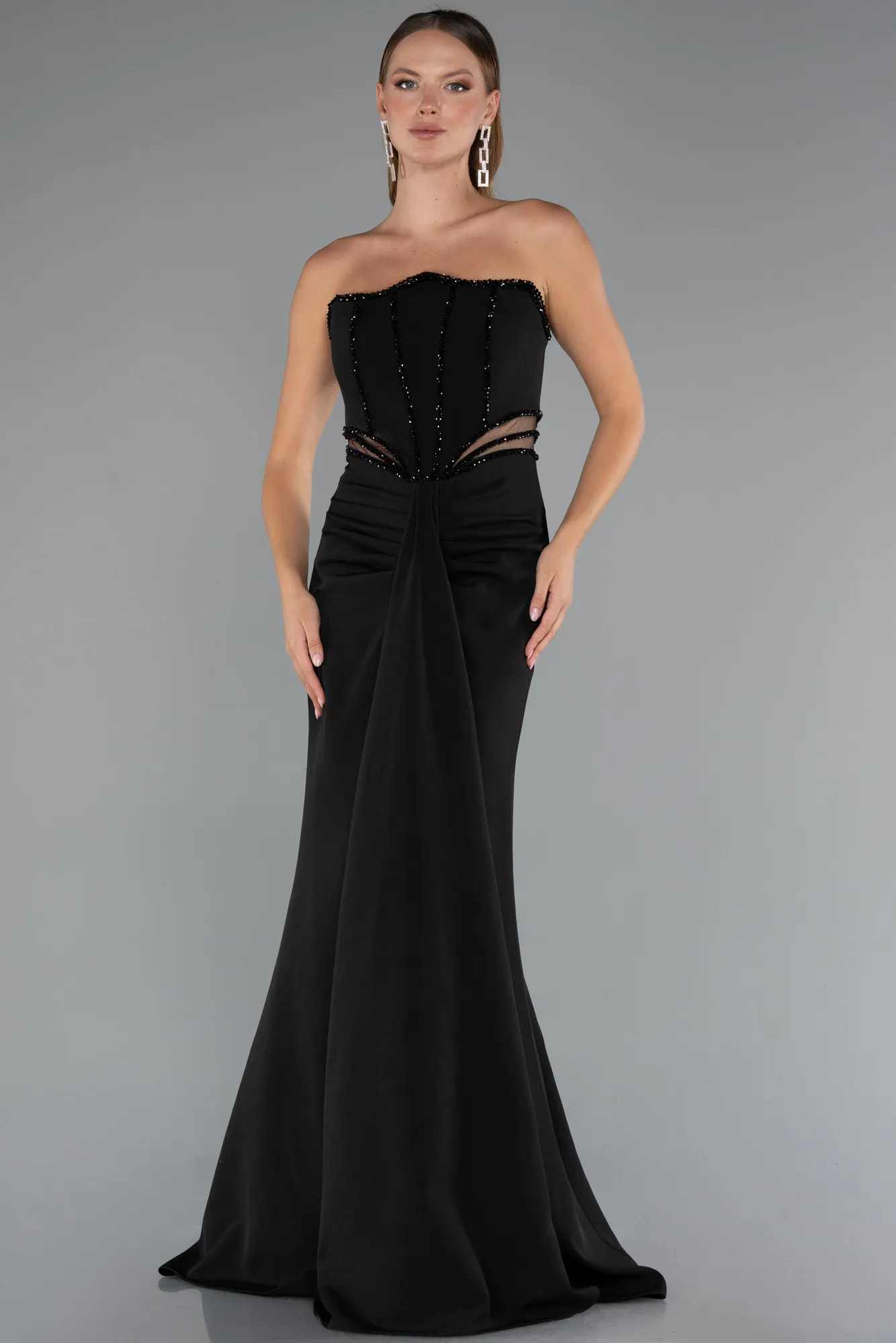 Black-Long Evening Dress ABU5227