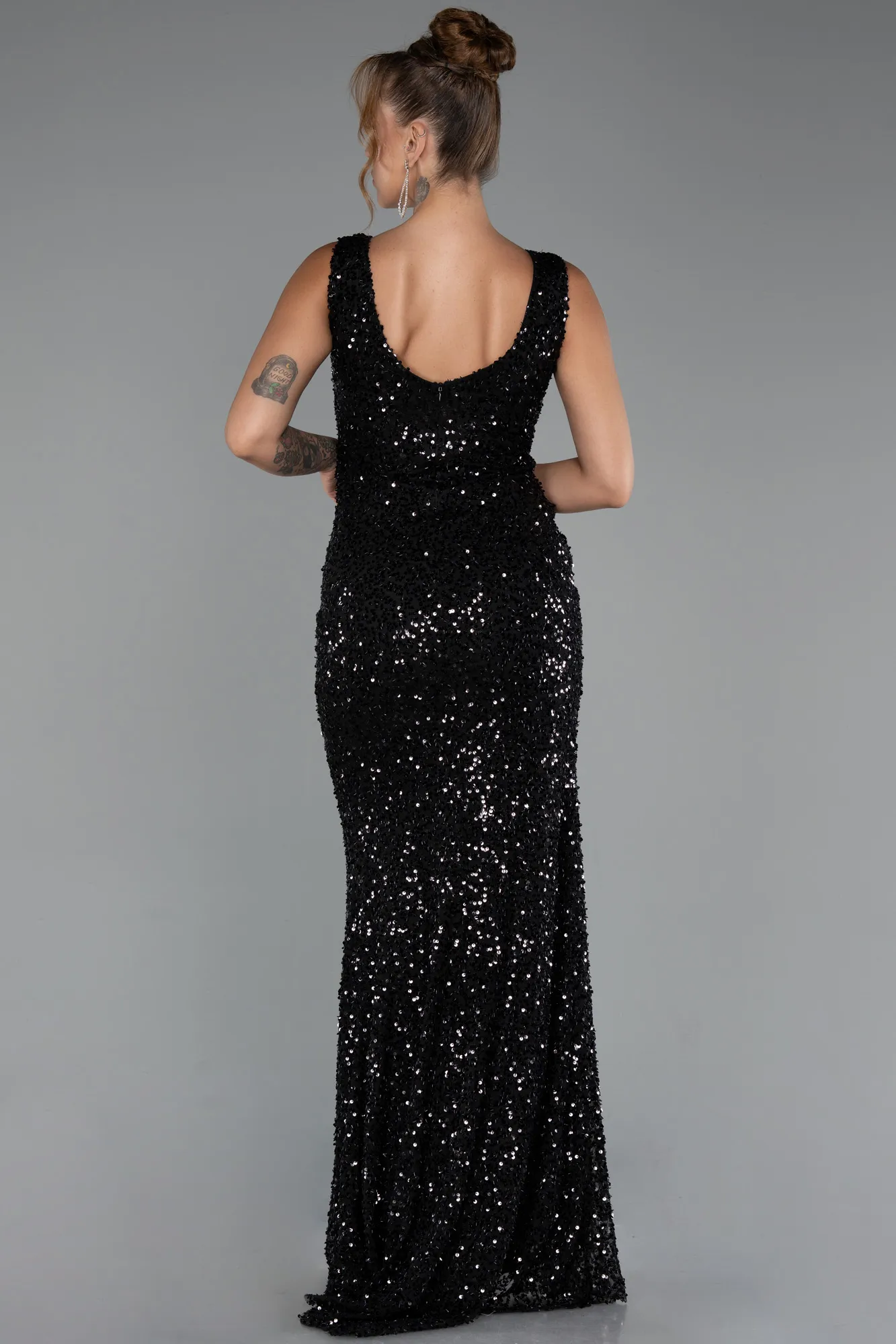 Black-Long Evening Dress ABU5281