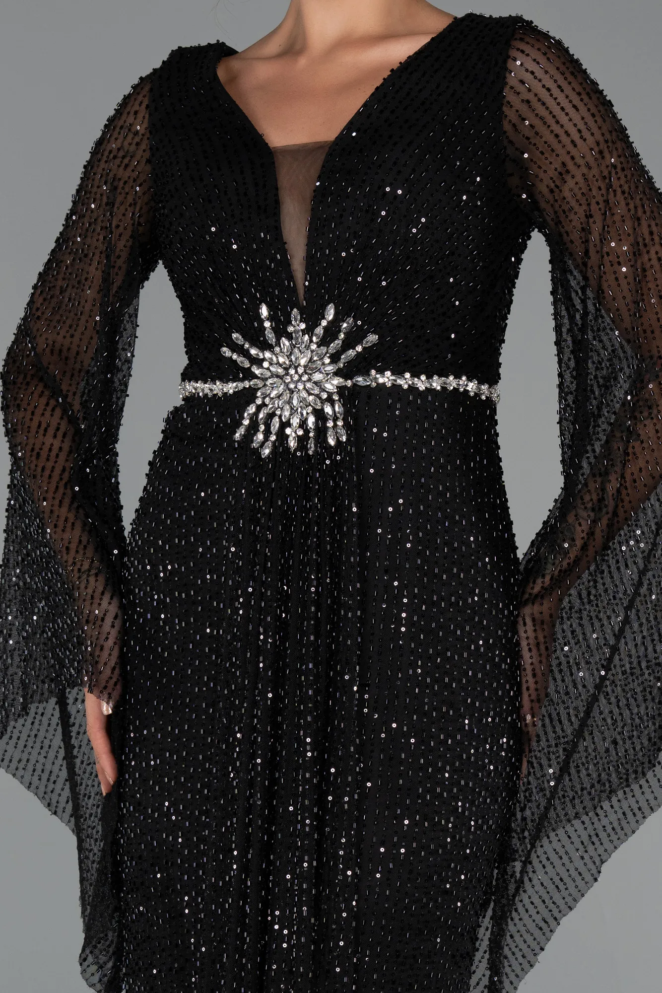 Black-Long Evening Dress ABU5289