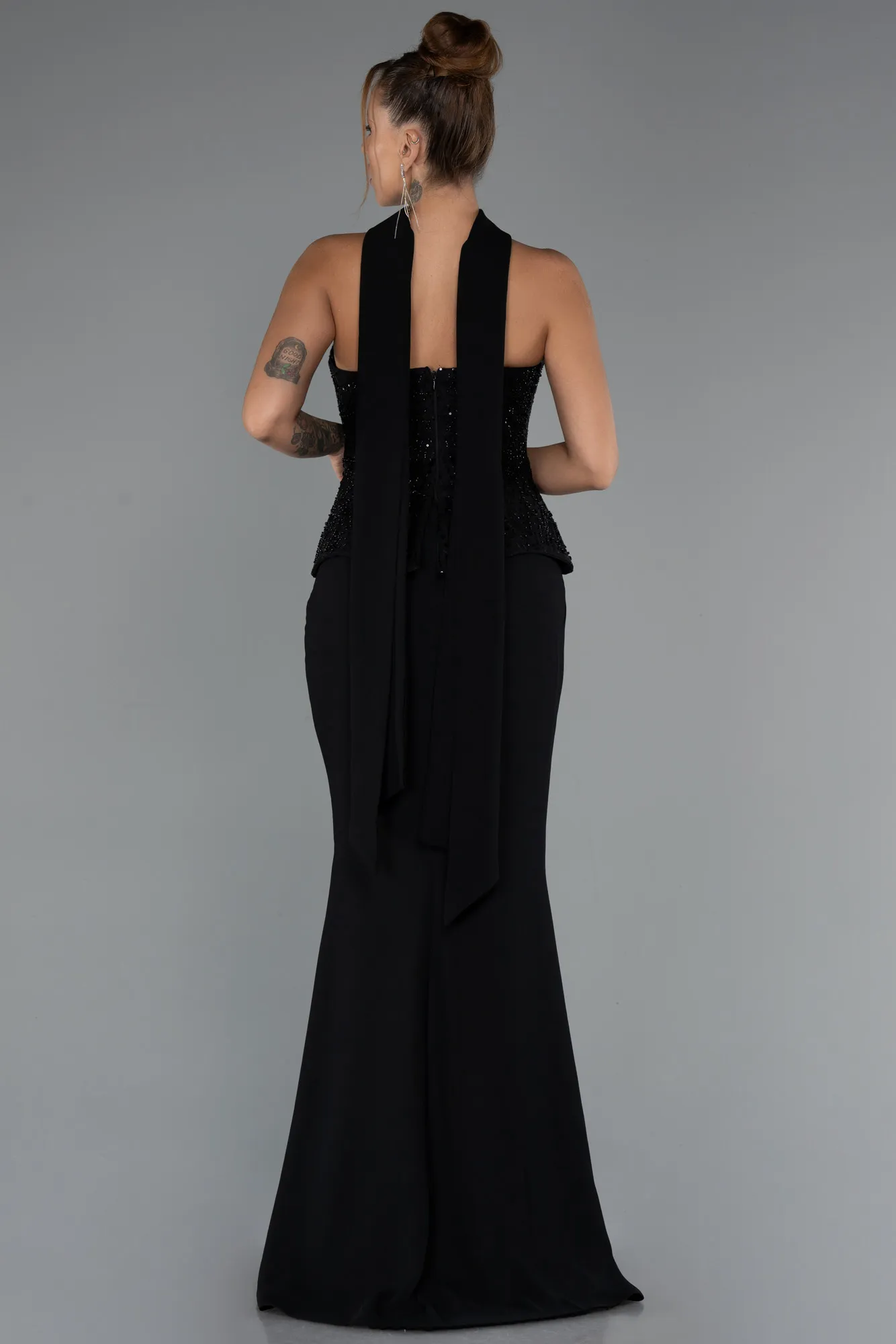 Black-Long Evening Dress ABU5320
