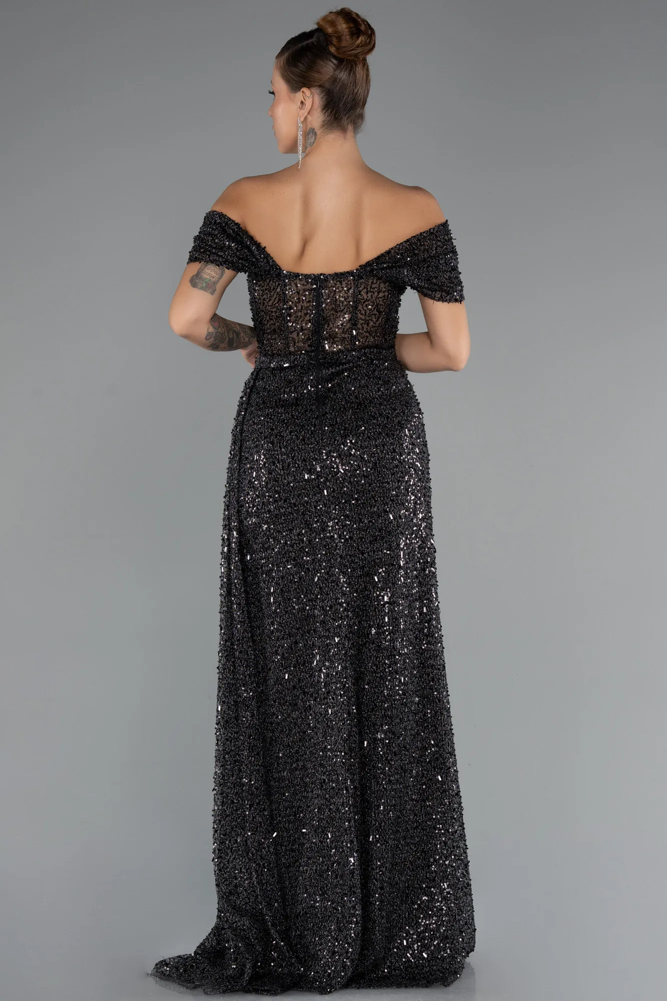Black-Long Evening Dress ABU5338