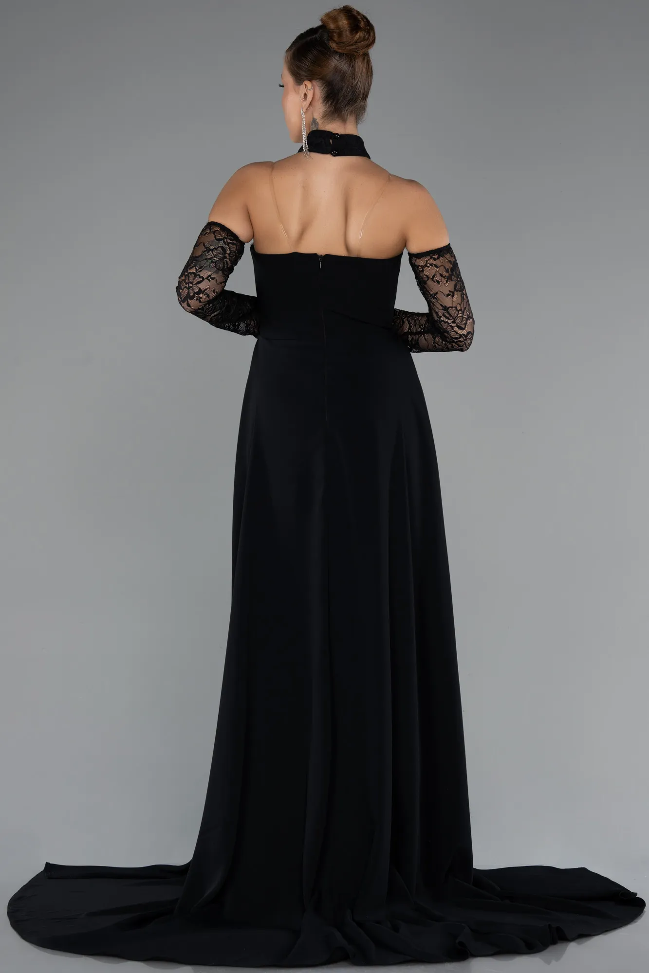 Black-Long Evening Dress ABU5355