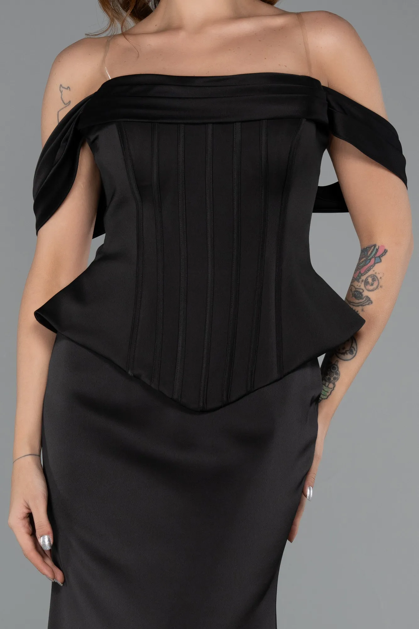 Black-Long Evening Dress ABU5405