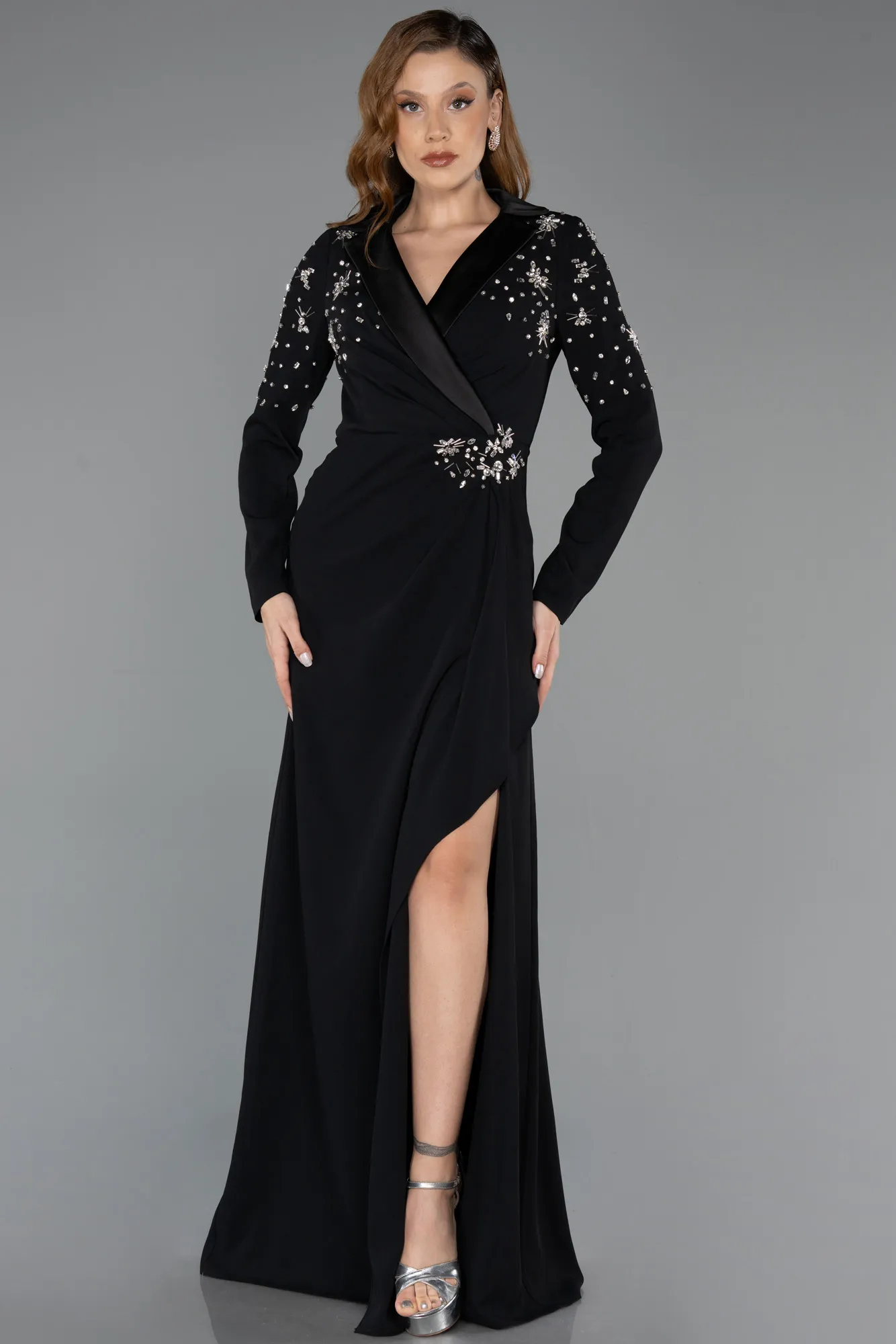 Black-Long Evening Dress ABU5456