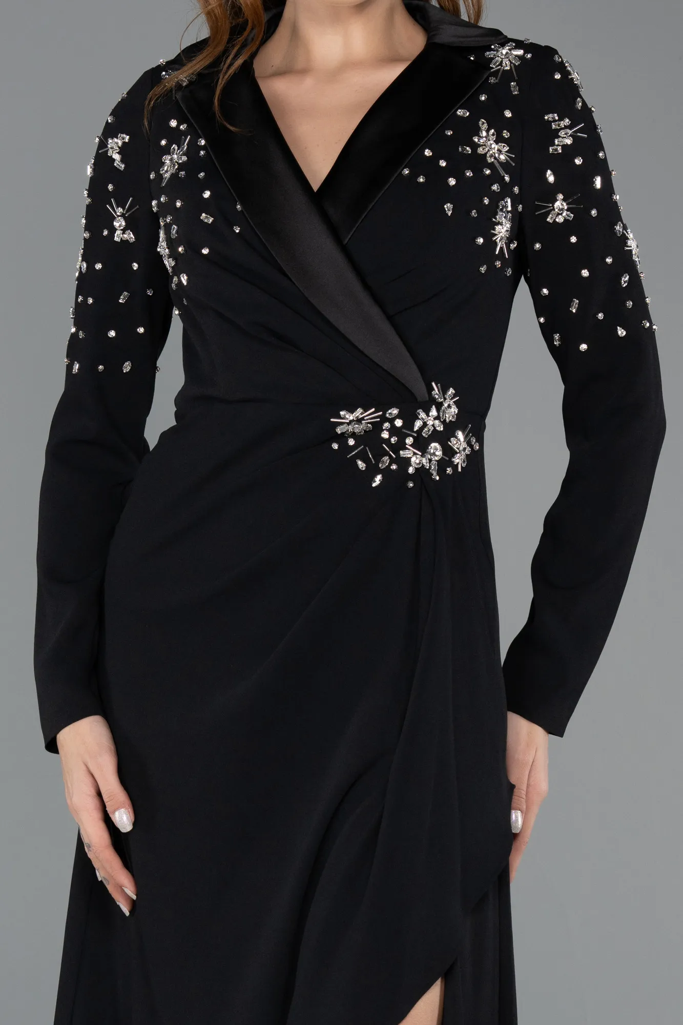 Black-Long Evening Dress ABU5456