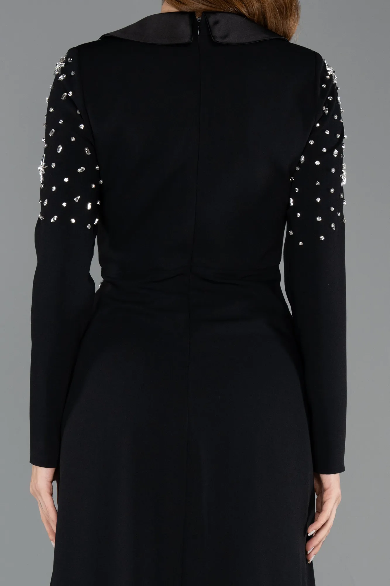 Black-Long Evening Dress ABU5456