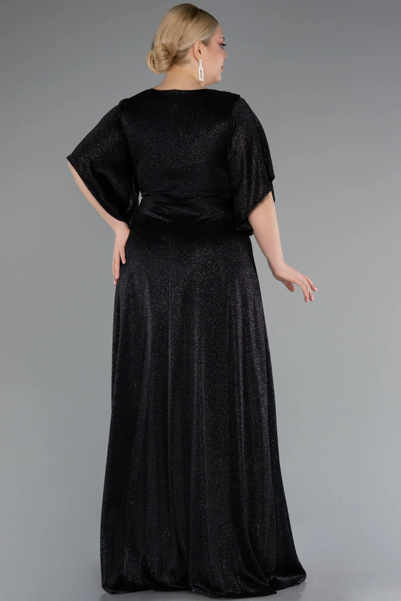 Black-Long Formal Plus Size Dress ABU4914