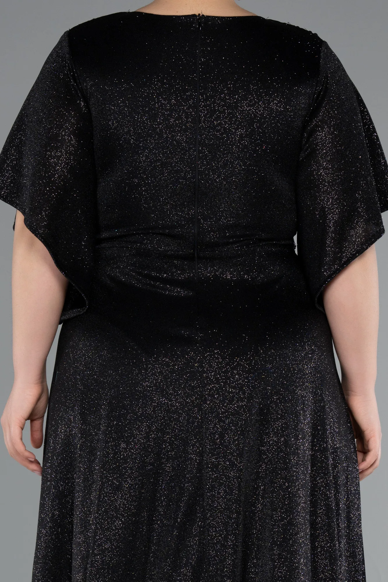 Black-Long Formal Plus Size Dress ABU4914