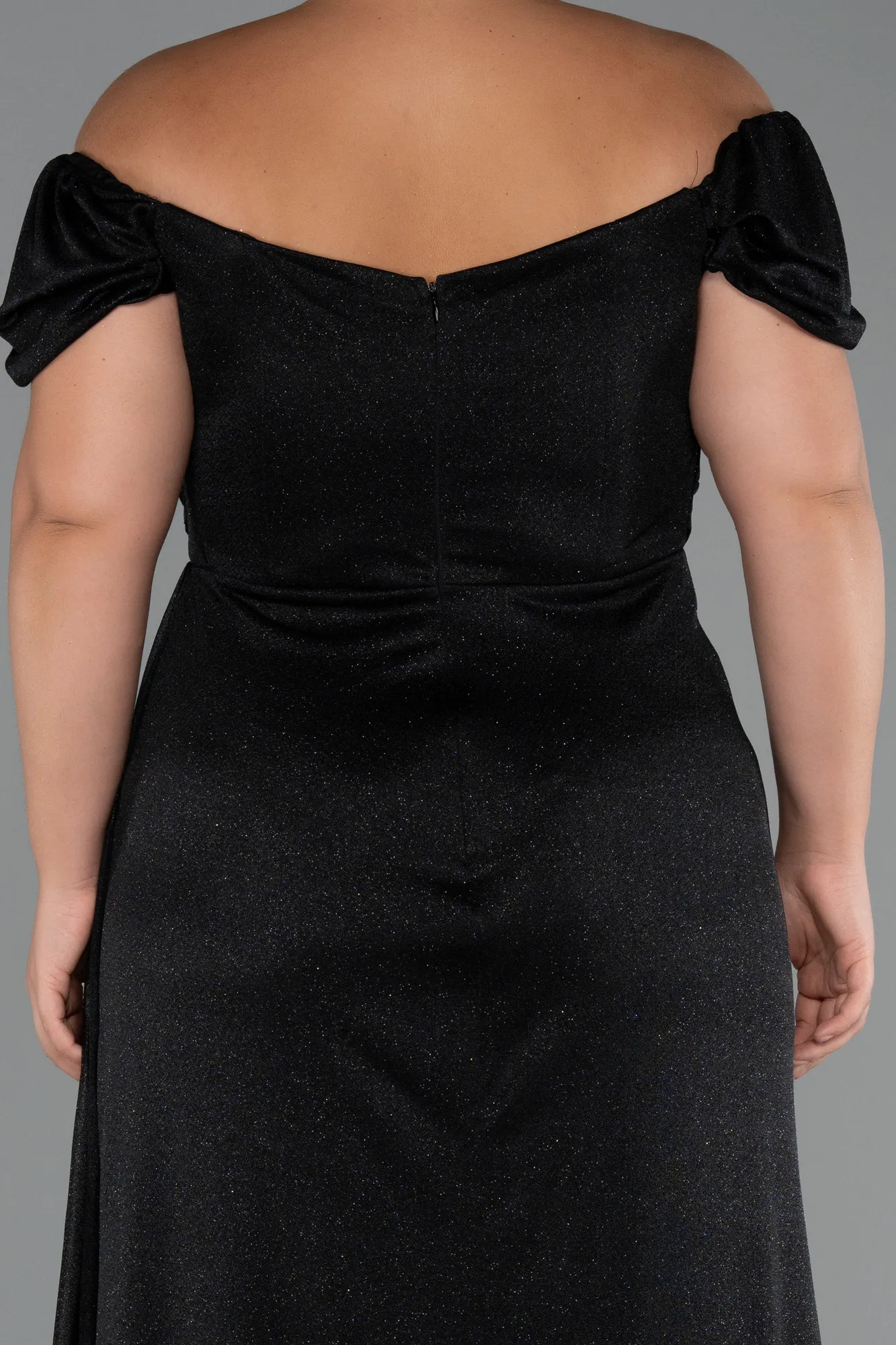 Black-Long Formal Plus Size Dress ABU5252