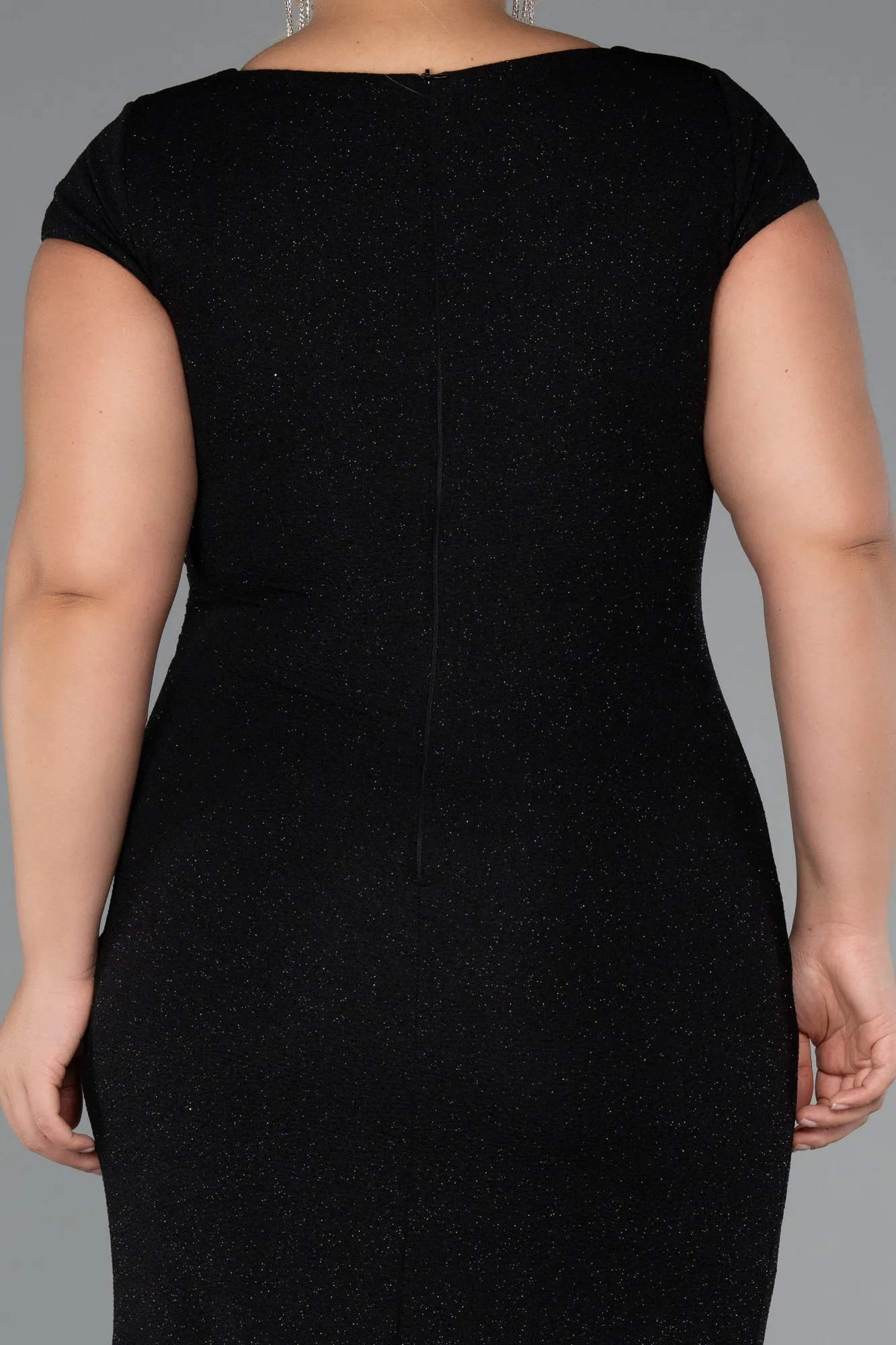 Black-Long Formal Plus Size Dress ABU5317