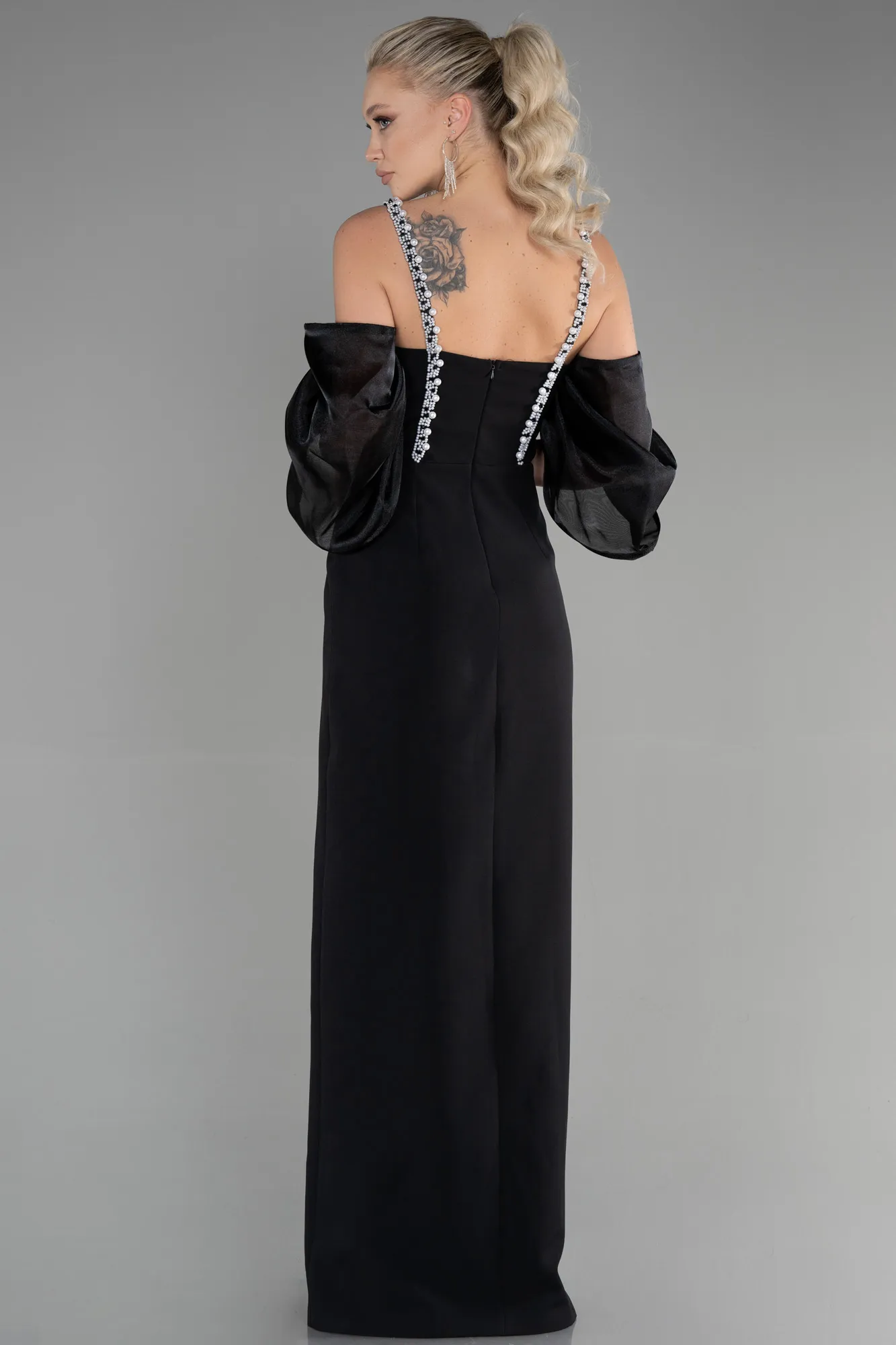 Black-Long Invitation Dress ABU2911