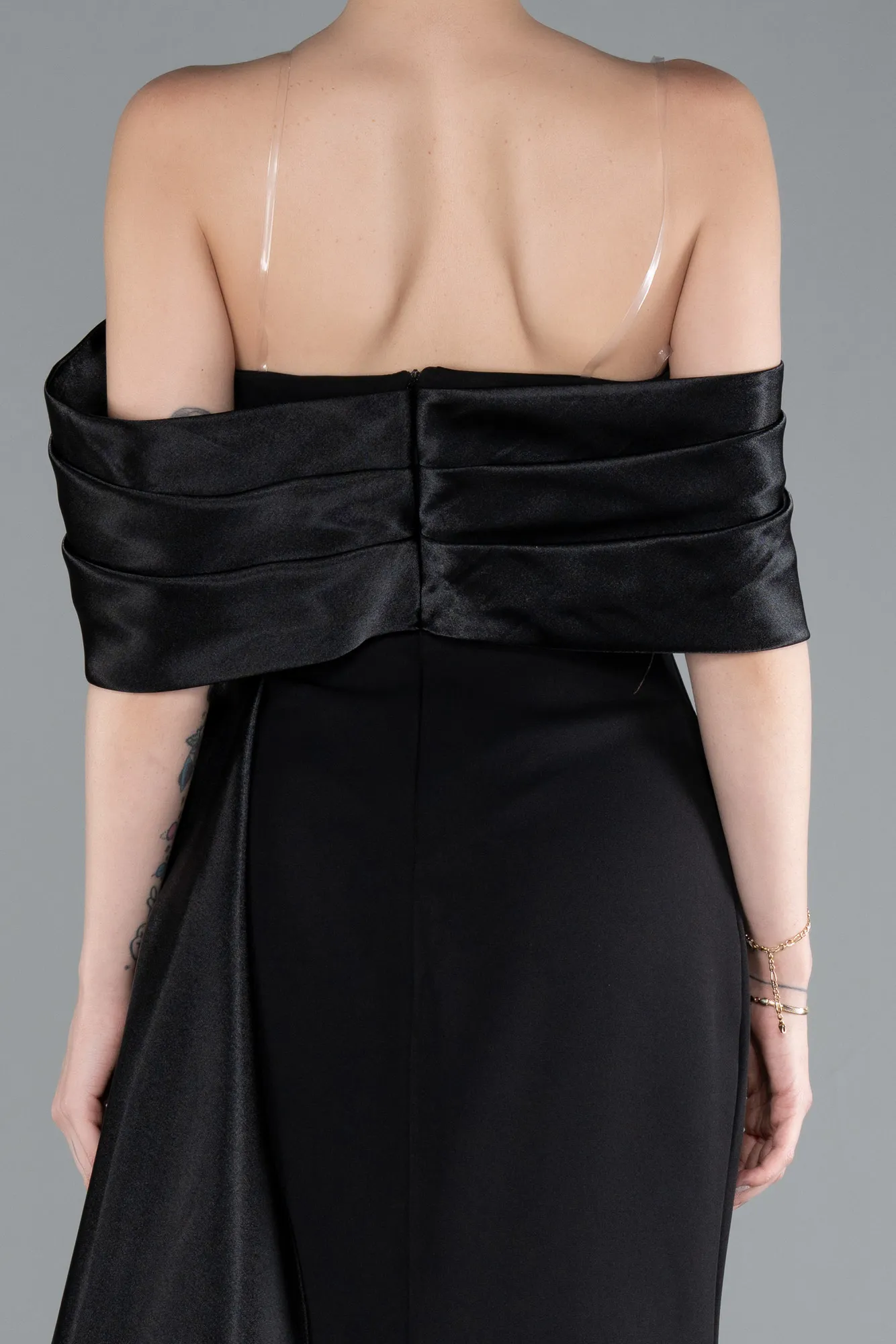 Black-Long Mermaid Prom Dress ABU4920