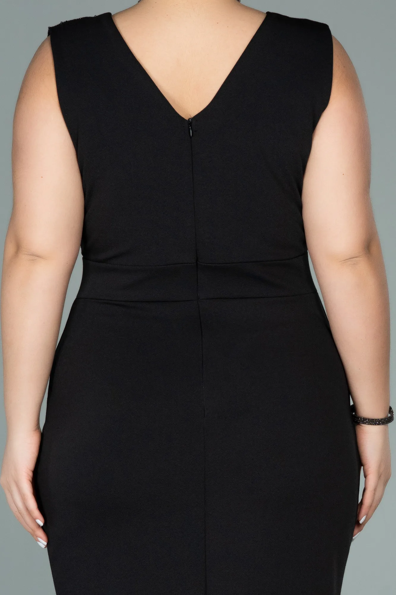 Black-Long Oversized Evening Dress ABU1482