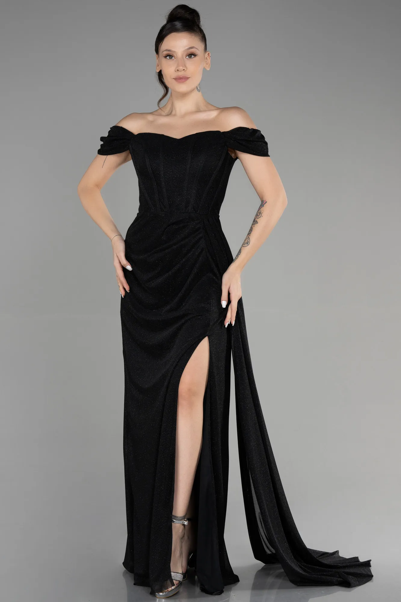 Black-Long Prom Gown ABU3472