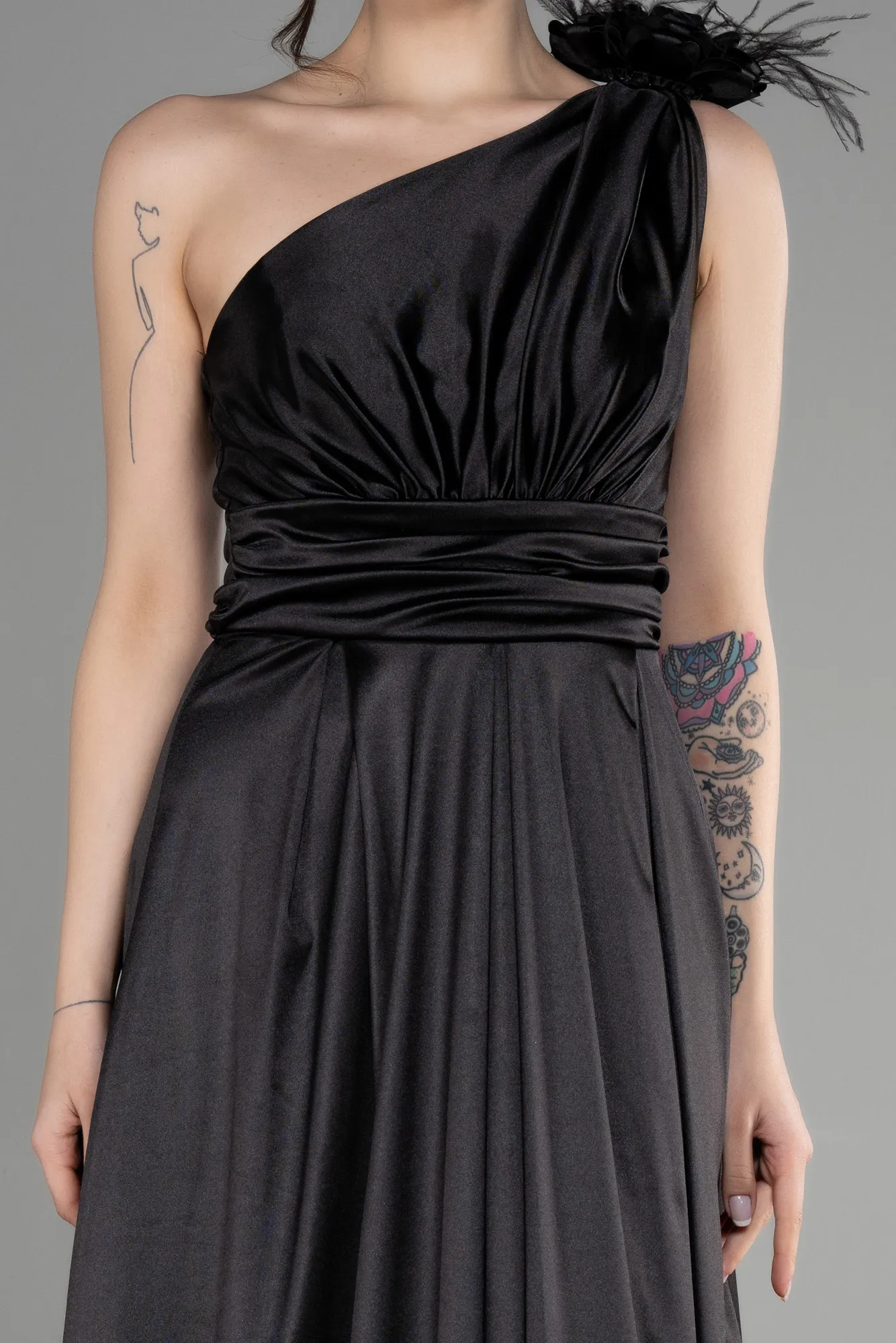 Black-Long Prom Gown ABU3657