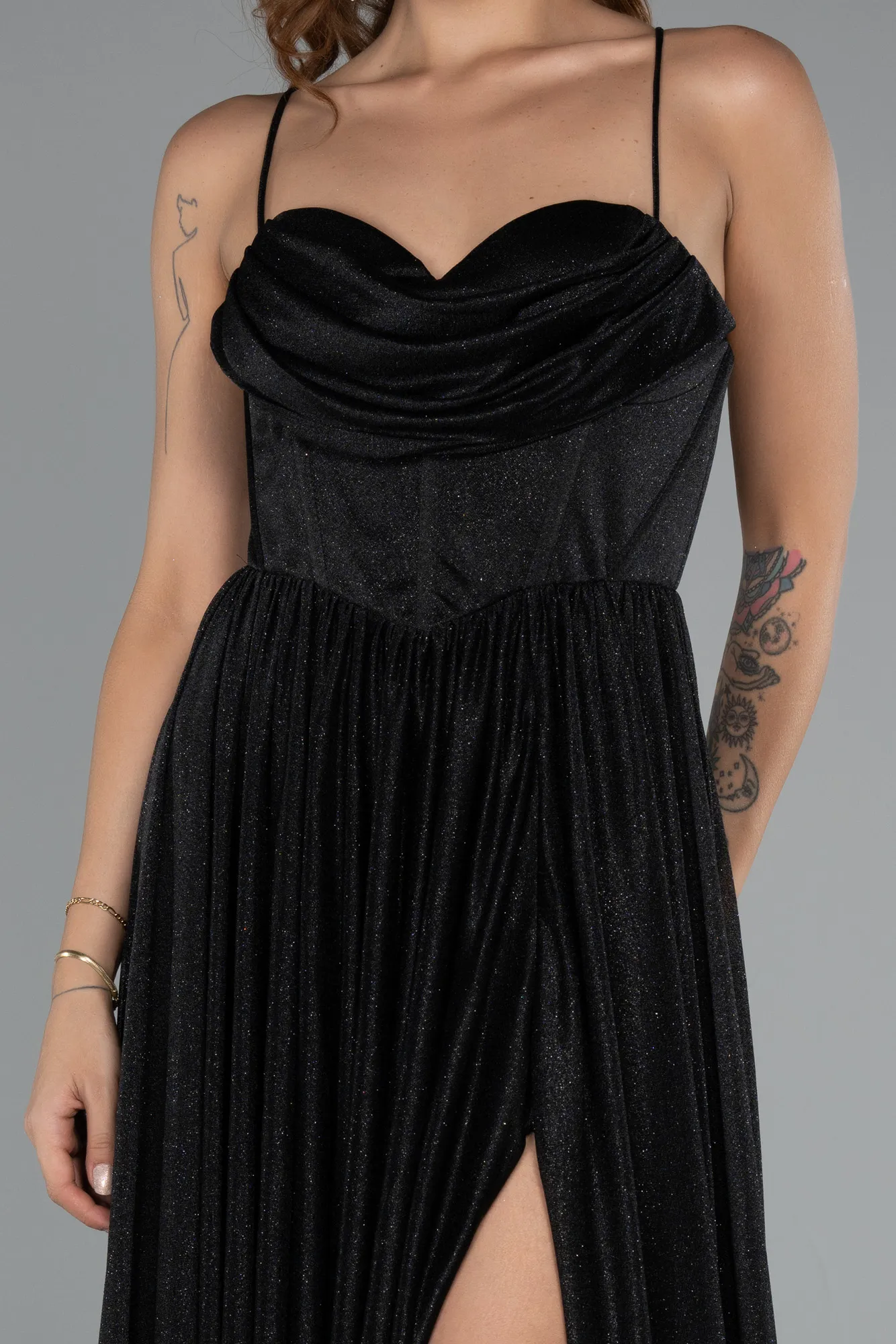 Black-Long Prom Gown ABU5175