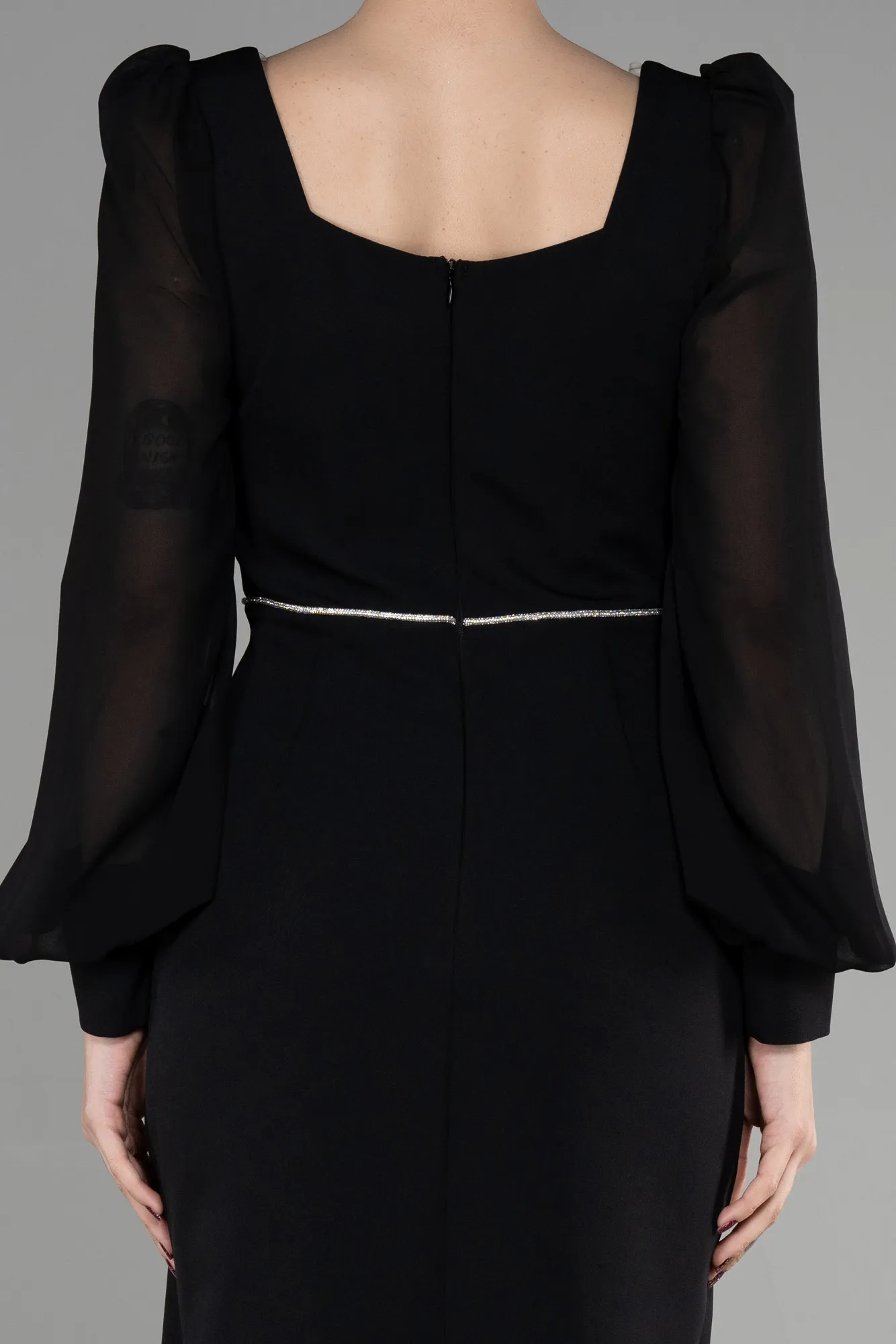 Black-Midi Cocktail Dress ABK1944