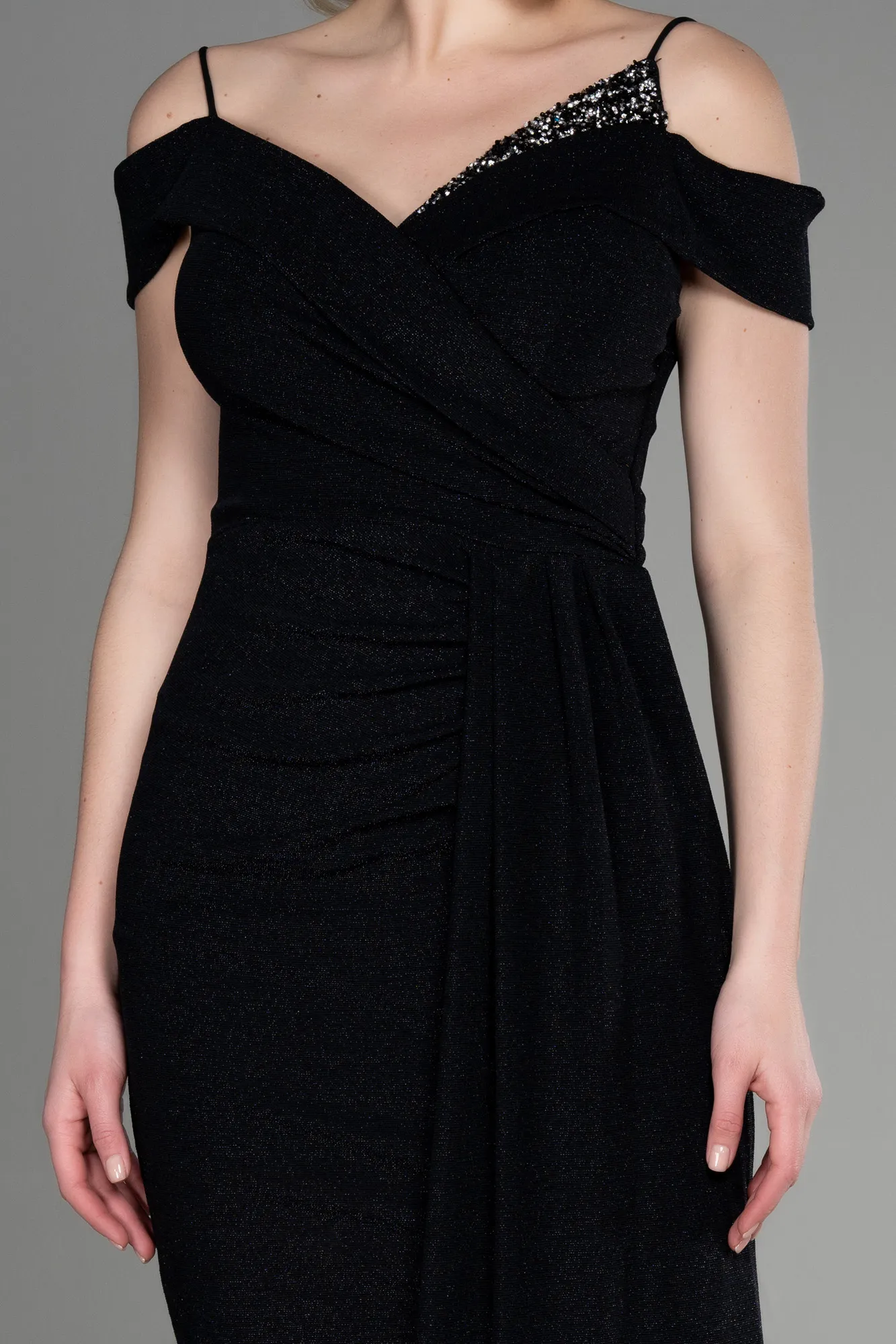 Black-Midi Cocktail Dress ABK1958